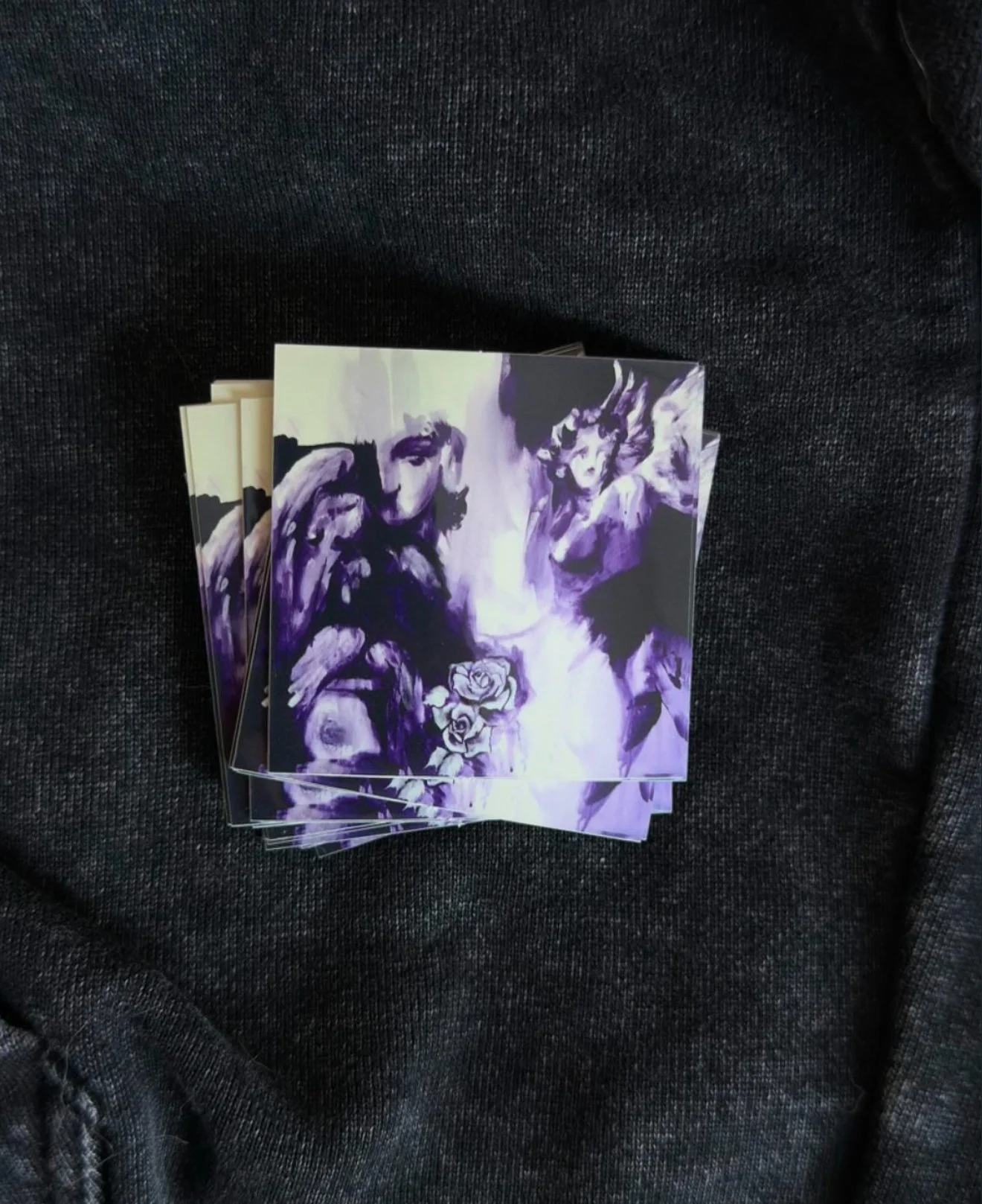 ‘Angels in Purple Mortality’ Stickers