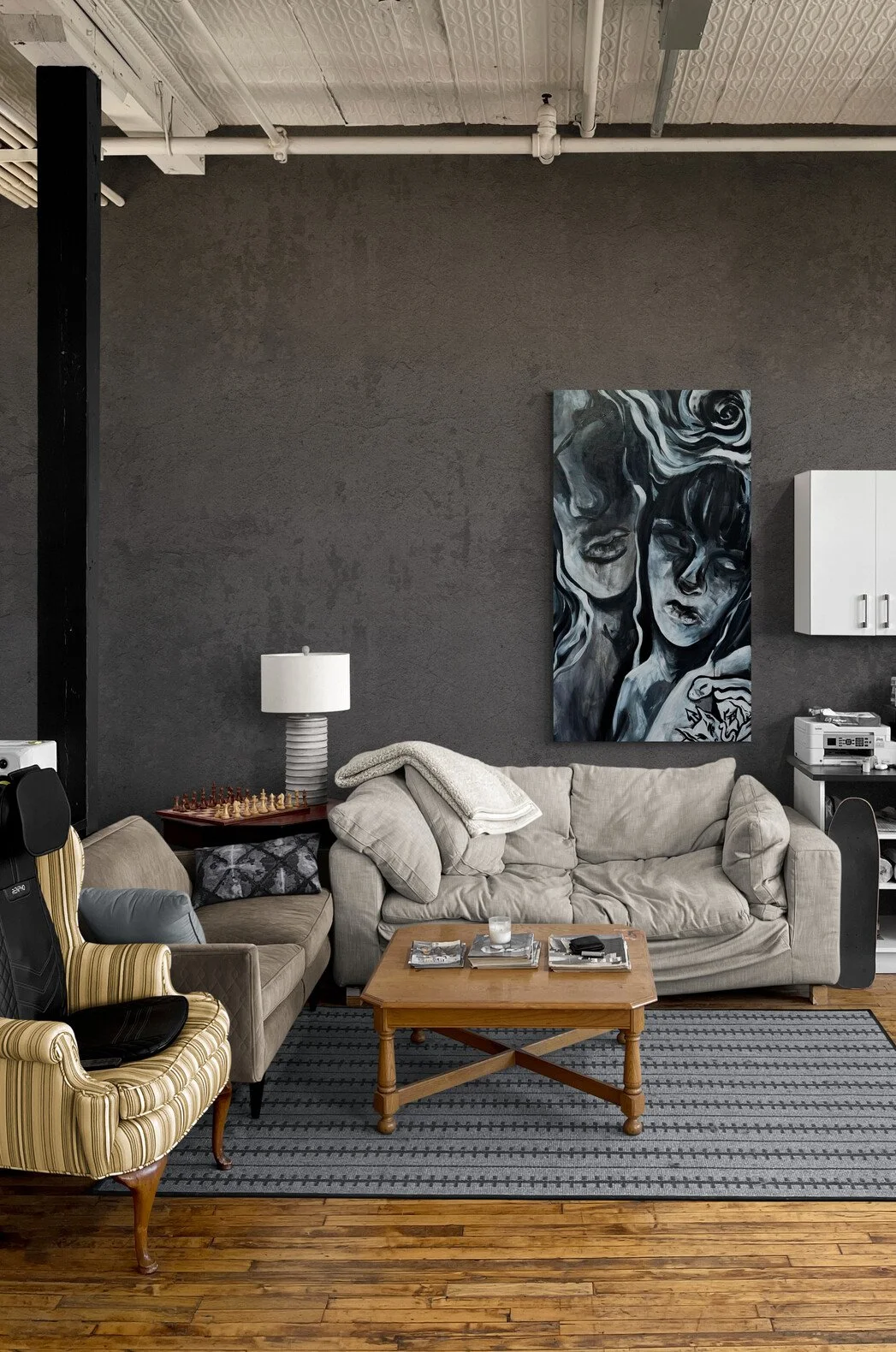 'Grave Sisters' Canvas Print