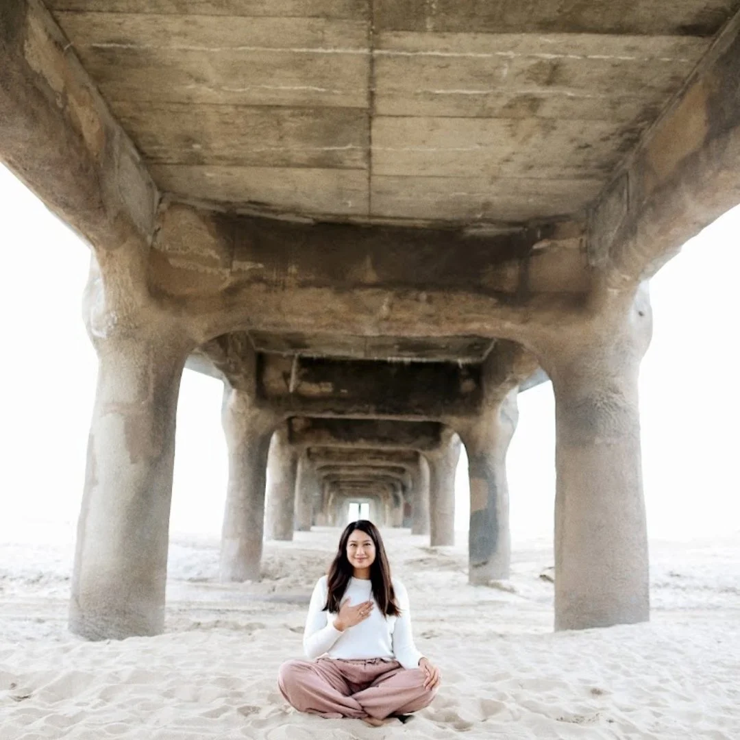 The first step to transformation is showing up &mdash; for yourself. Step onto the sand, take that first deep breath, and feel the energy shift. Yoga is not about becoming someone new, but remembering who you already are. 🌻

 #mindfulness #meditatio