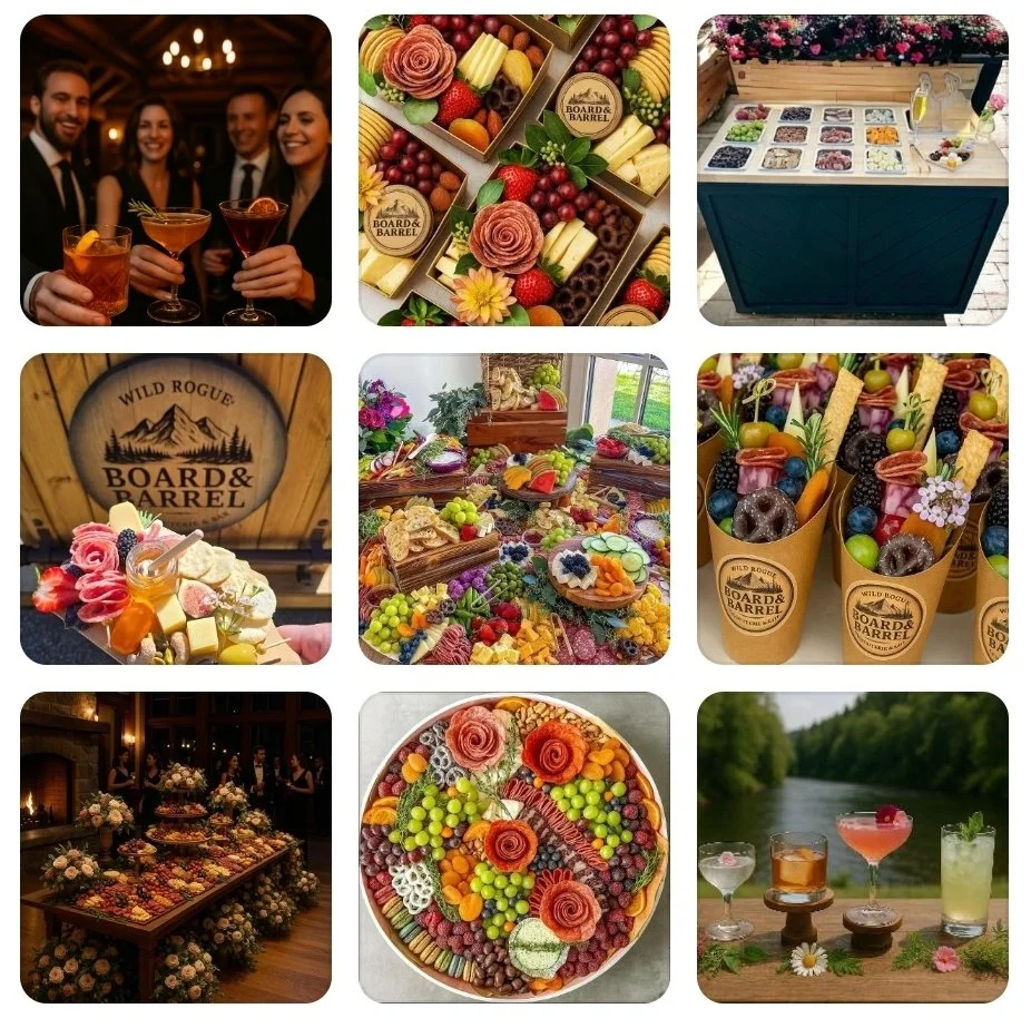 Where to Find the Best Charcuterie &amp; Luxury Grazing Tables in the Rogue Valley + Plus the Most Unparalleled Mobile Bartending Service in Southern Oregon
