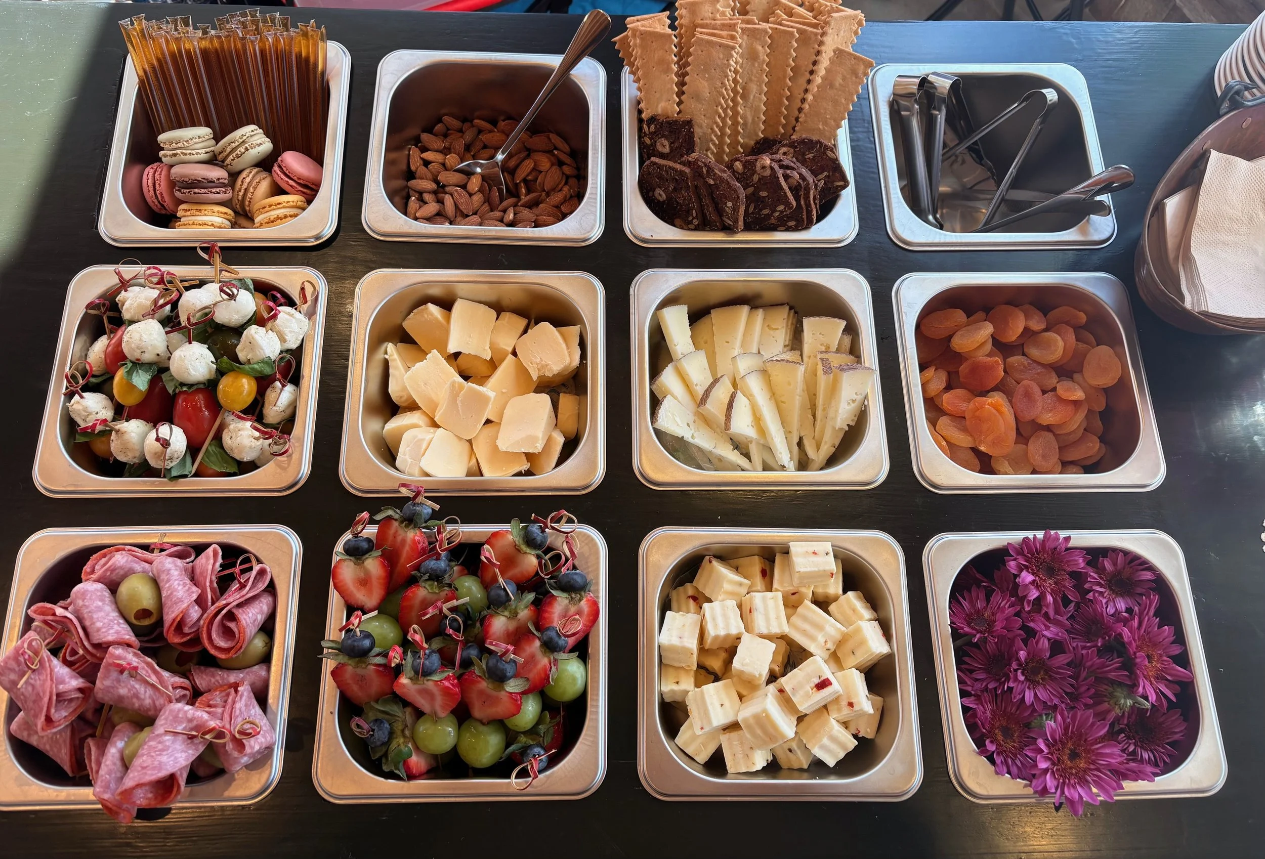 Charcuterie Cart Food Example