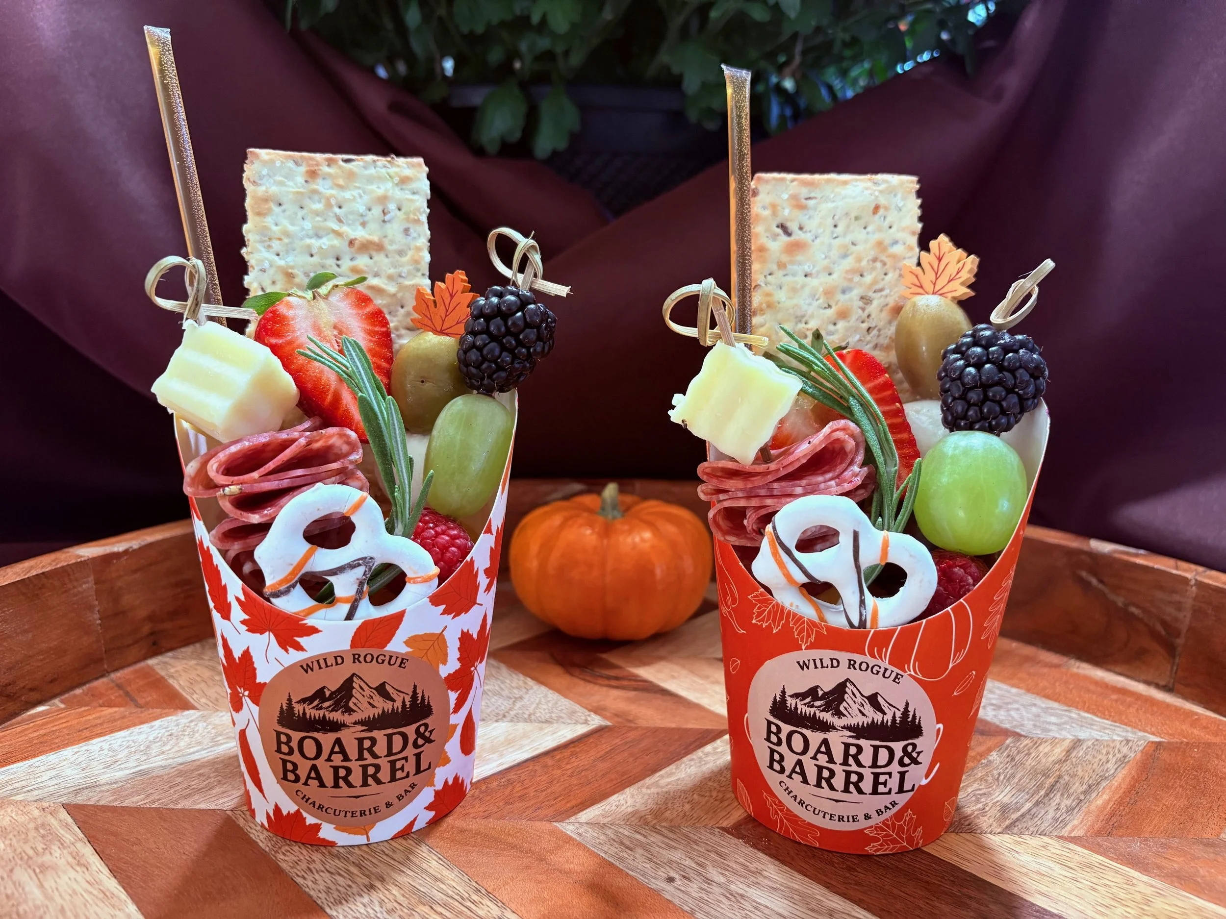 Fall charcuterie Thanksgiving Cups Appetizer