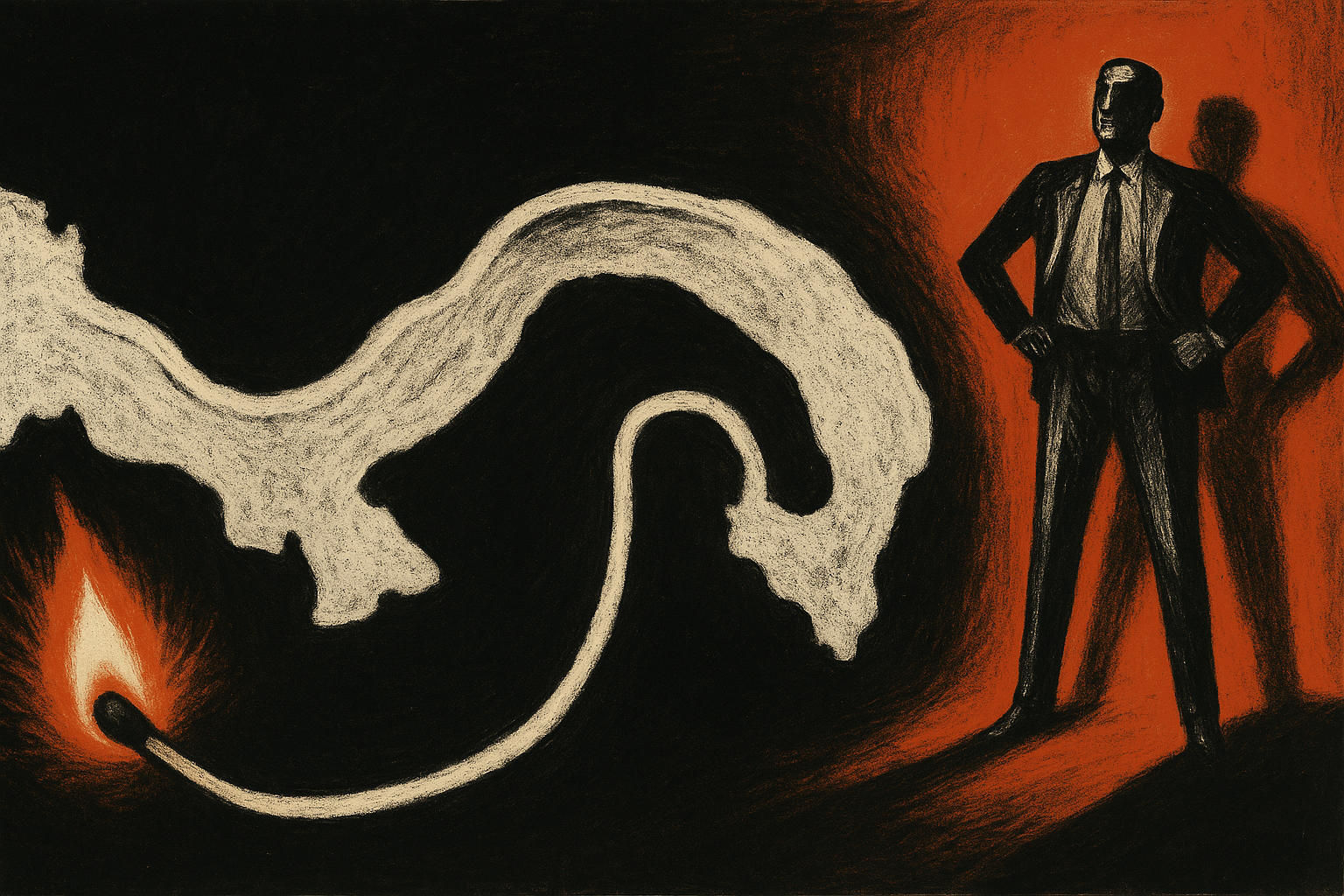 Apuntes desde la esquina - Prender el país: la guapería que desnuda al presidente