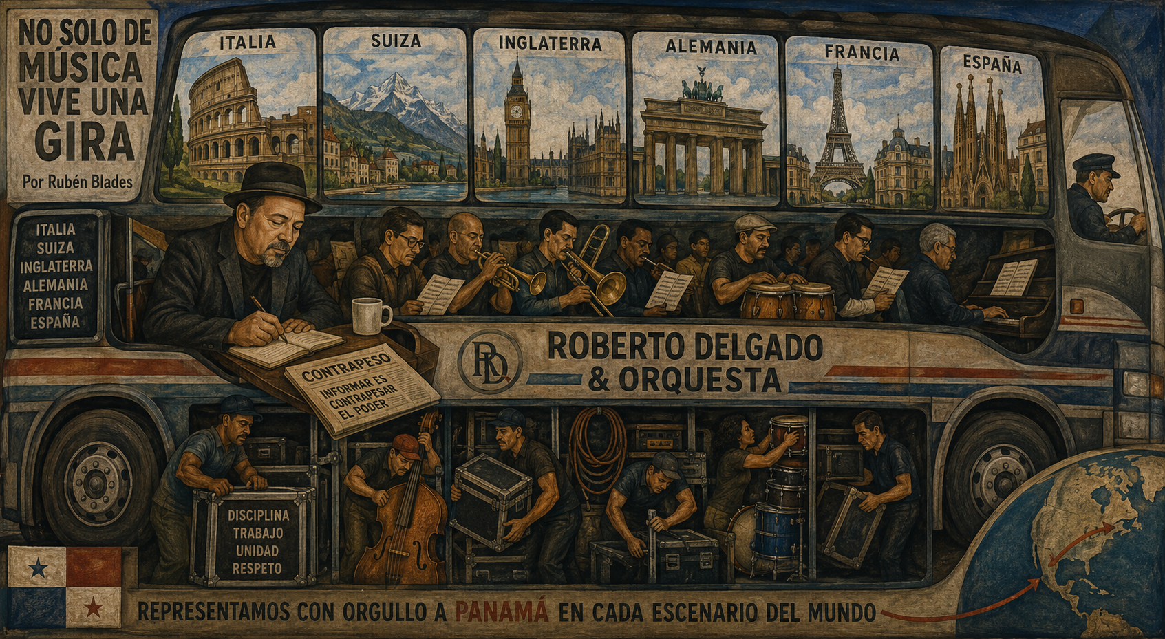 No solo de música vive una gira