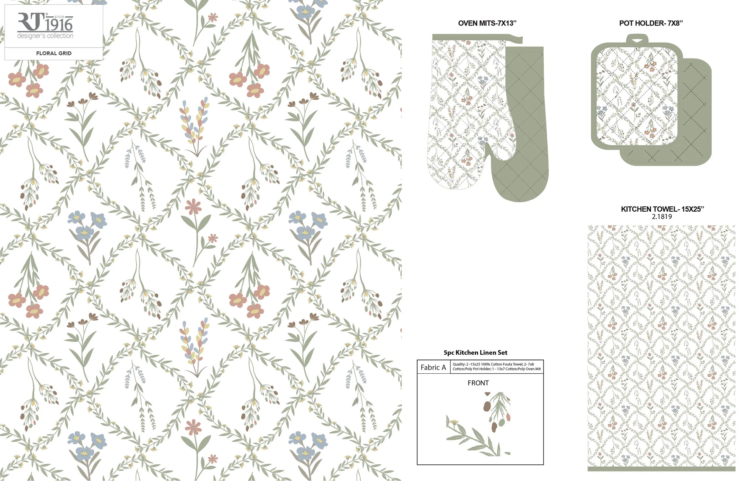 Floral Grid_5pc Kitchen Linen Set_Mapping.jpg