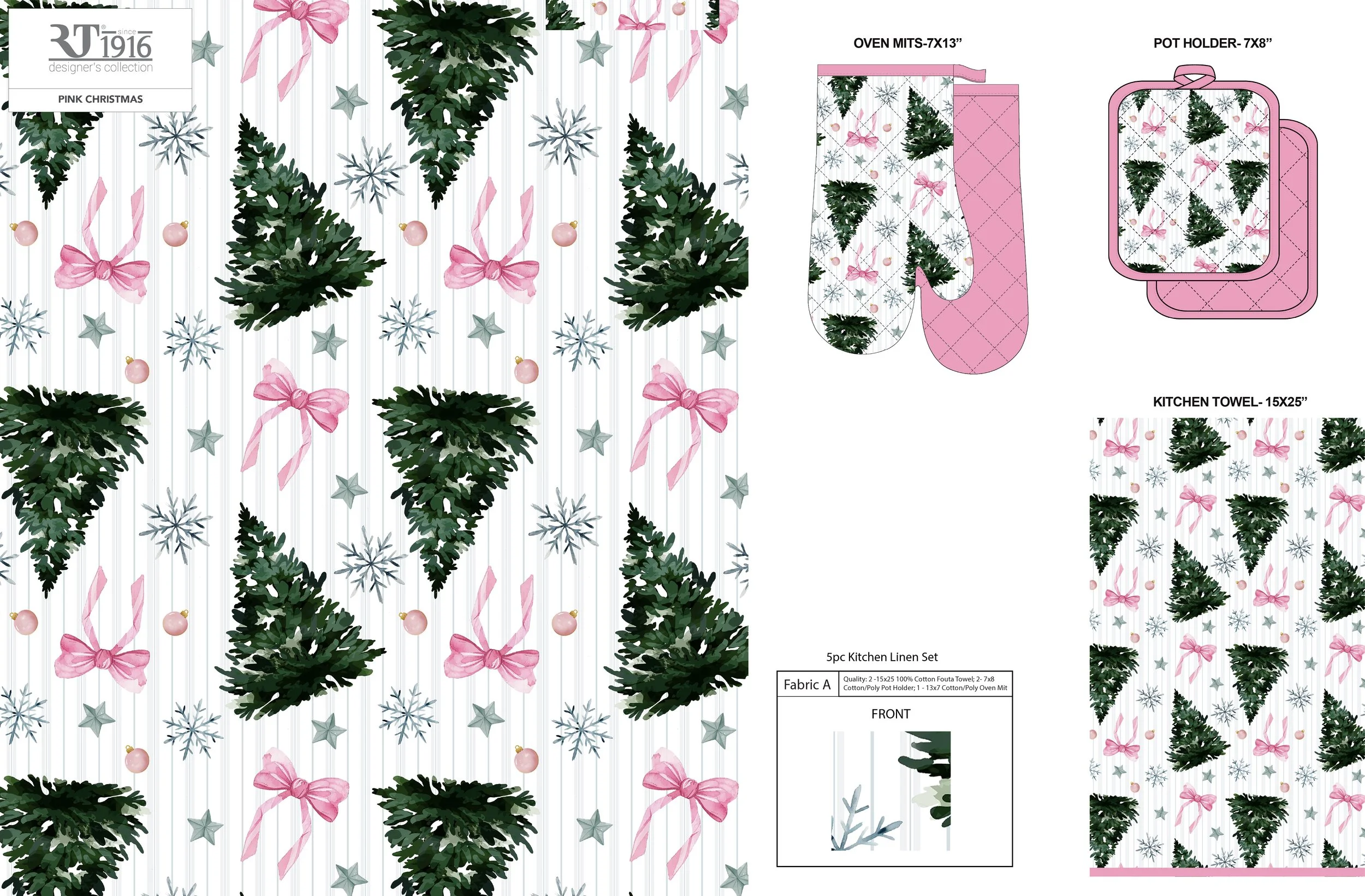 Pink Christmas_3pc Kitchen Towel Set_Mapping.jpg
