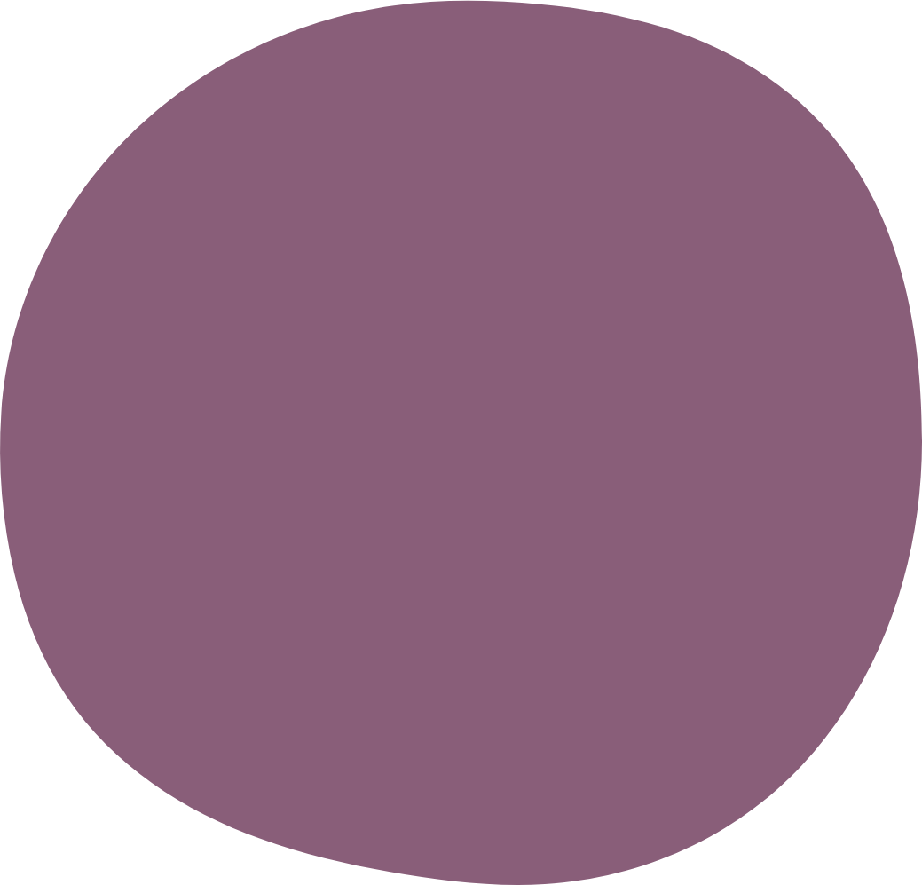 A large purple circle with a textured surface.