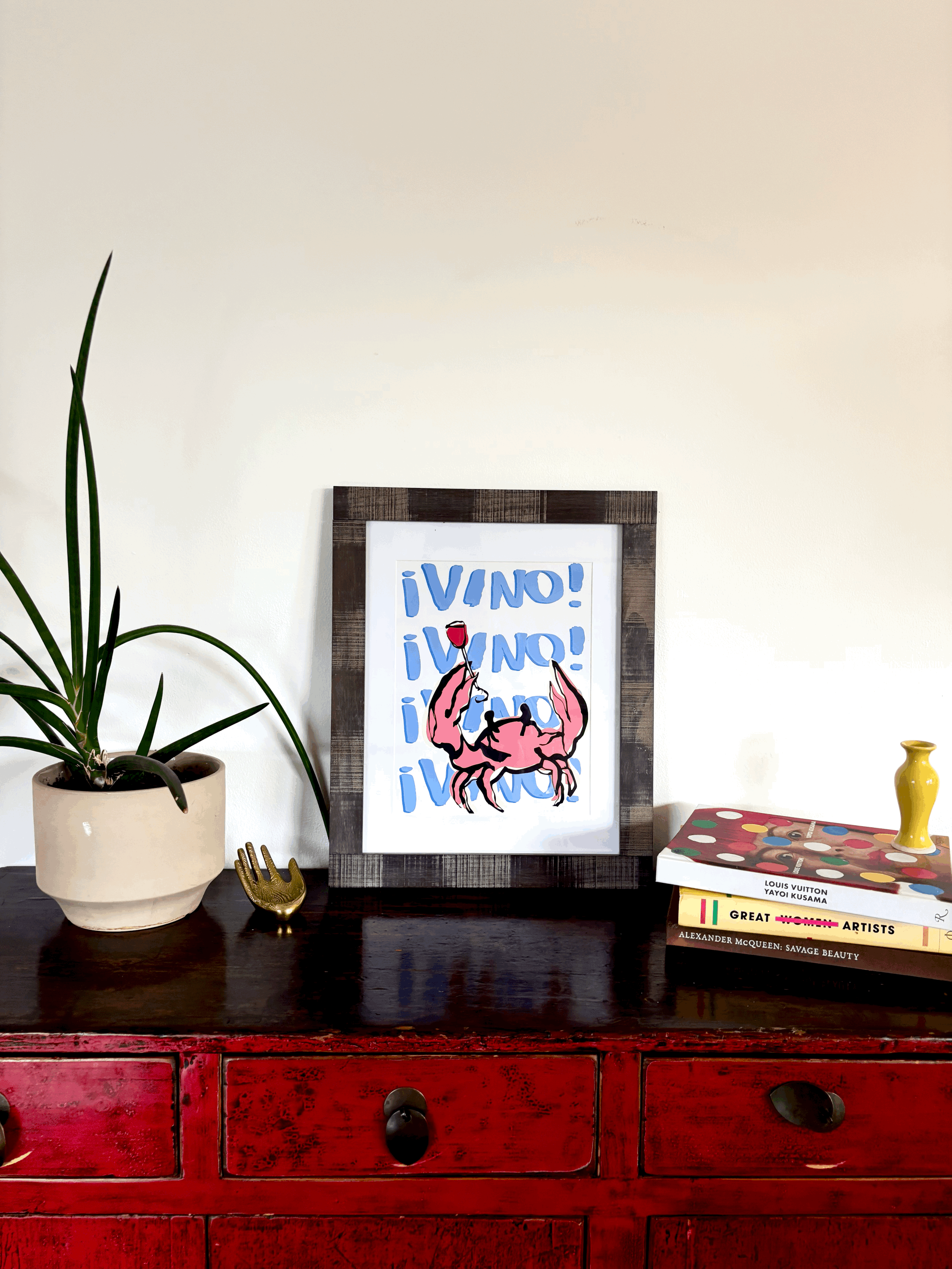 ¡VINO! CRAB PRINT