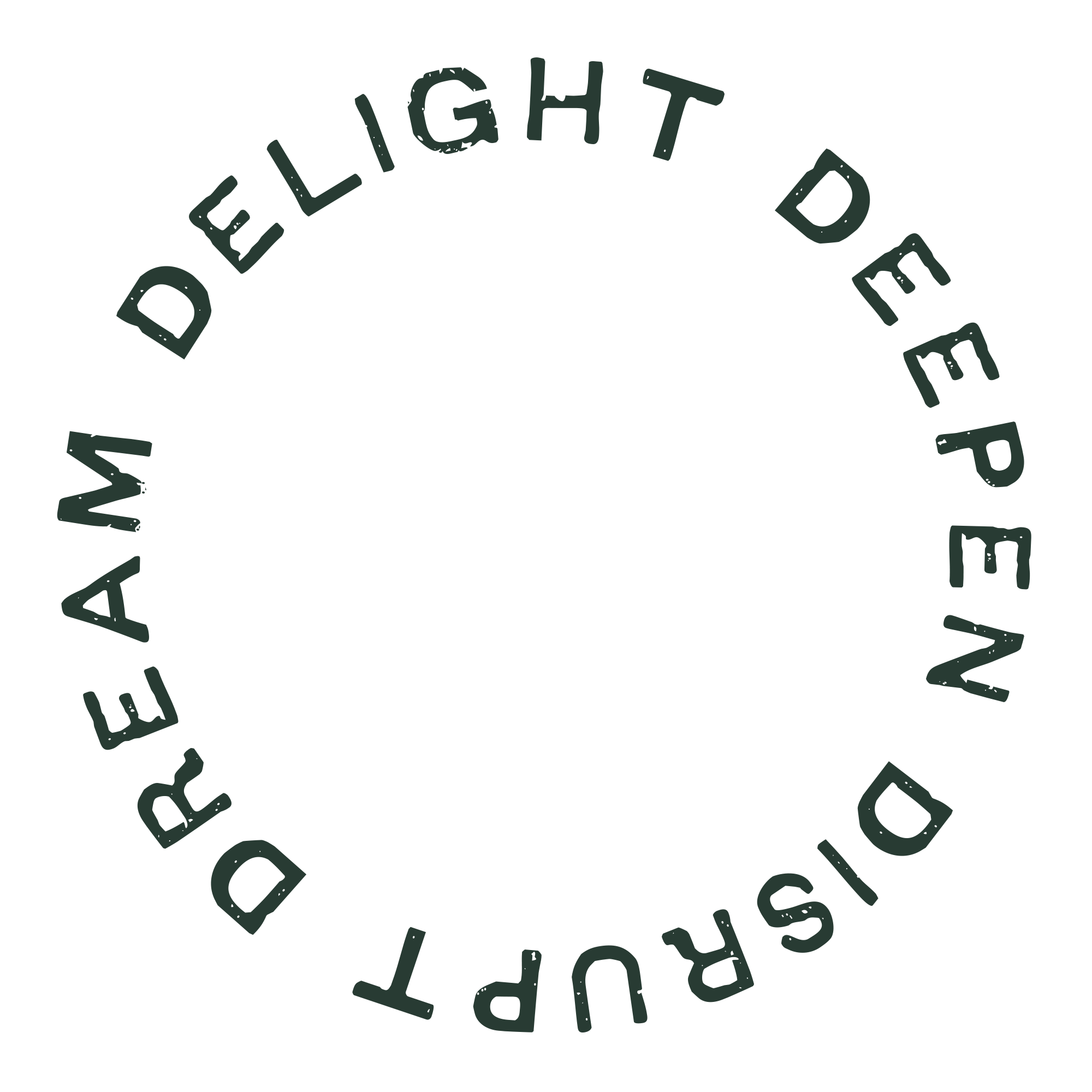 Circular logo with the text "DIPRASHU AW DELEGHT DEEPEN" in a ring around the center.