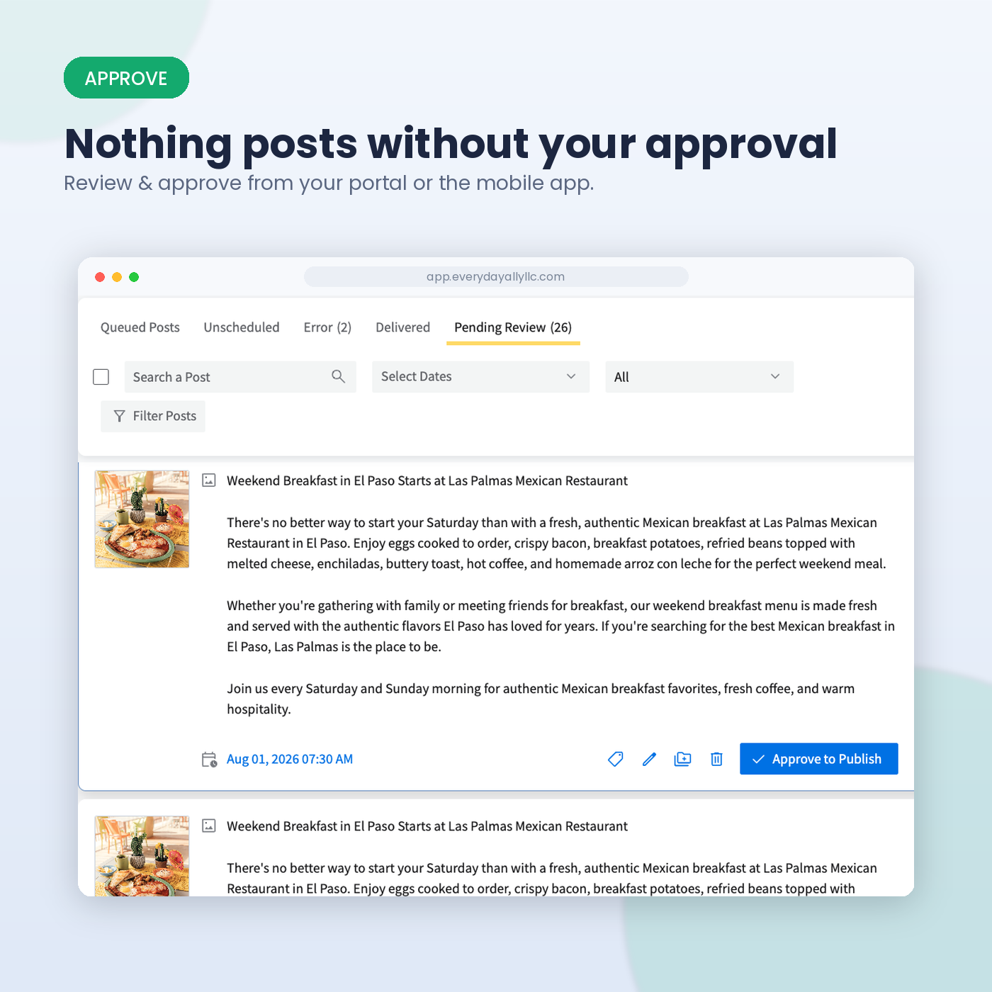 Approval Process Everyday Ally