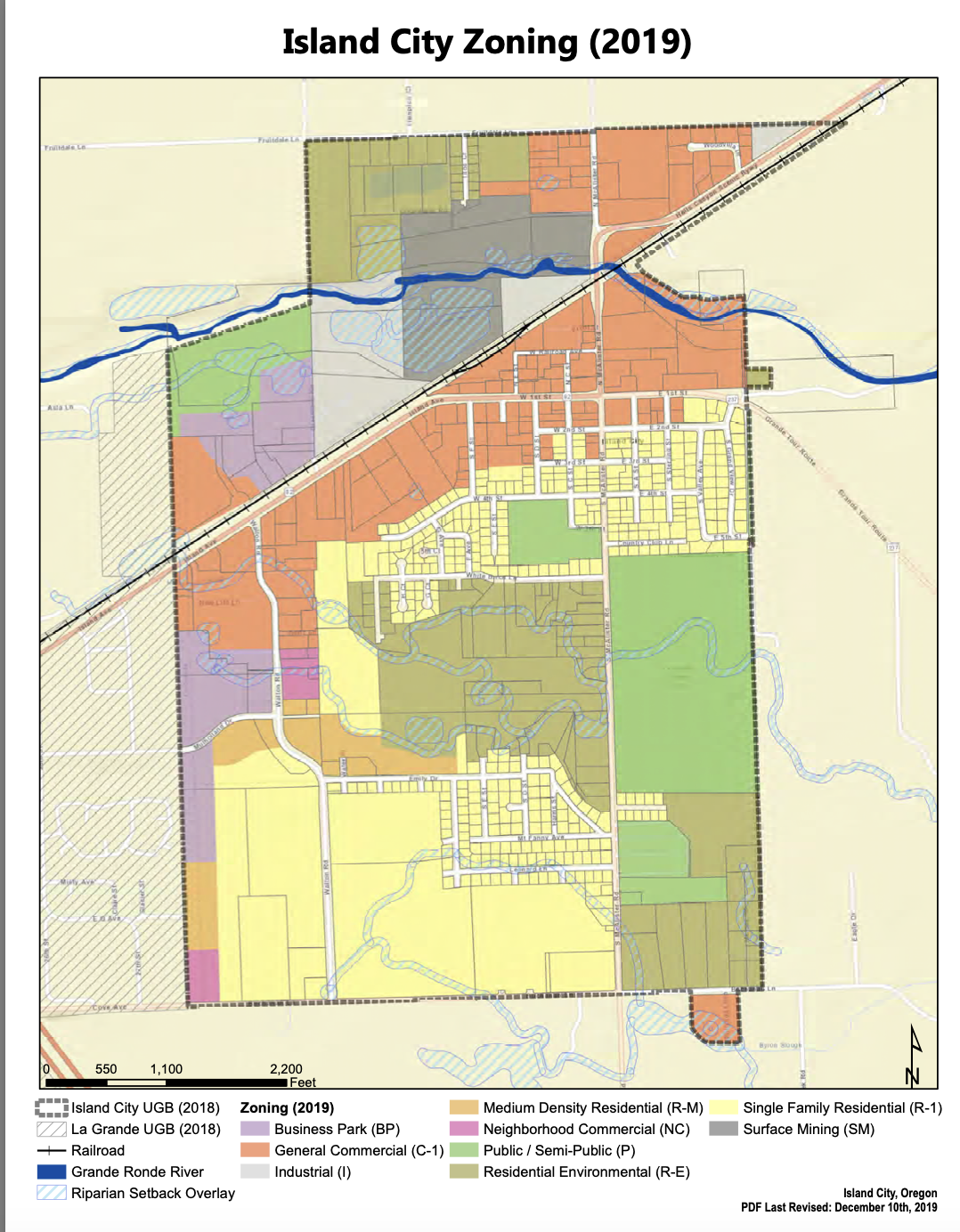 Image: Island City Zoning Map