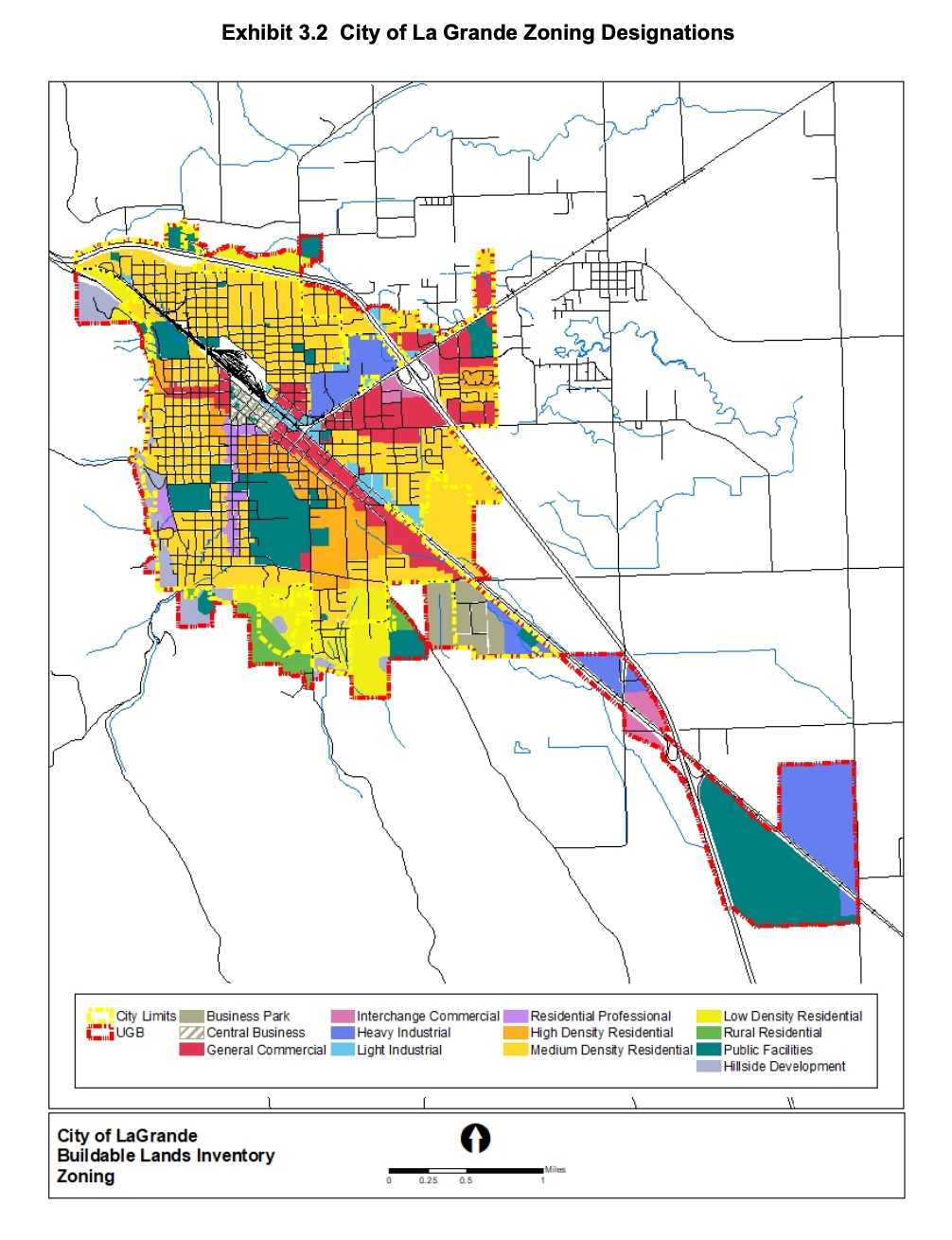 Image: La Grande Zoning Map