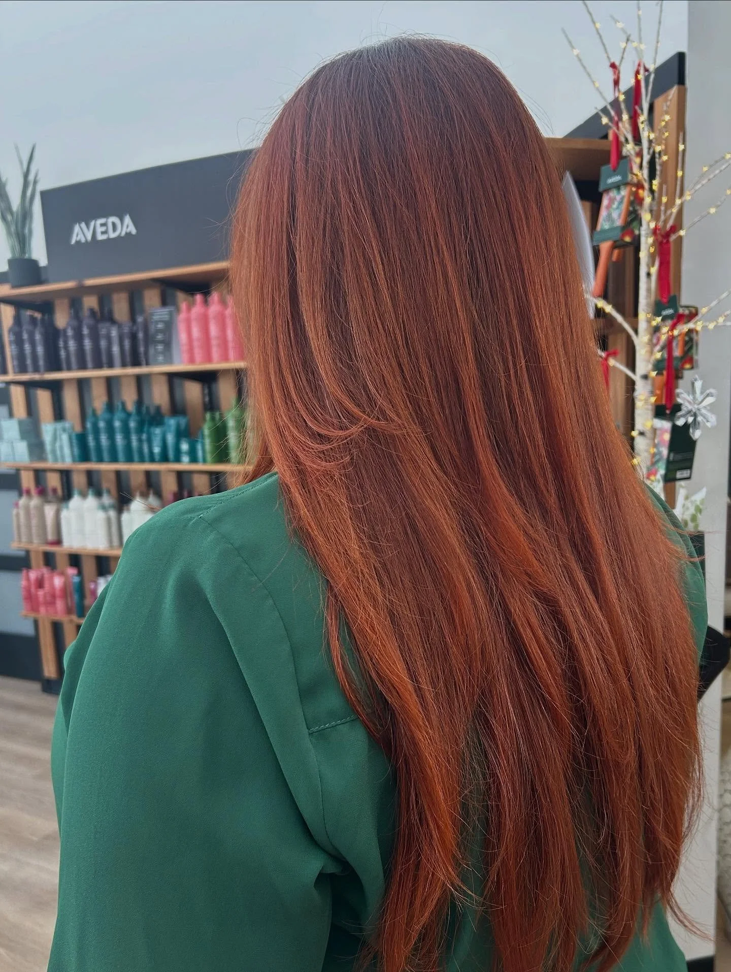 Beautiful hair color with our Demi Aveda Vegan haircolor by our stylist Tamara 

#veganhairproducts #aveda #avedahaircolor #avedaartists #demihaircolor #redhead #redhaircolor #haircolormagic #haircoloring #haircolortrends #haircolorideas #vegan #ecof
