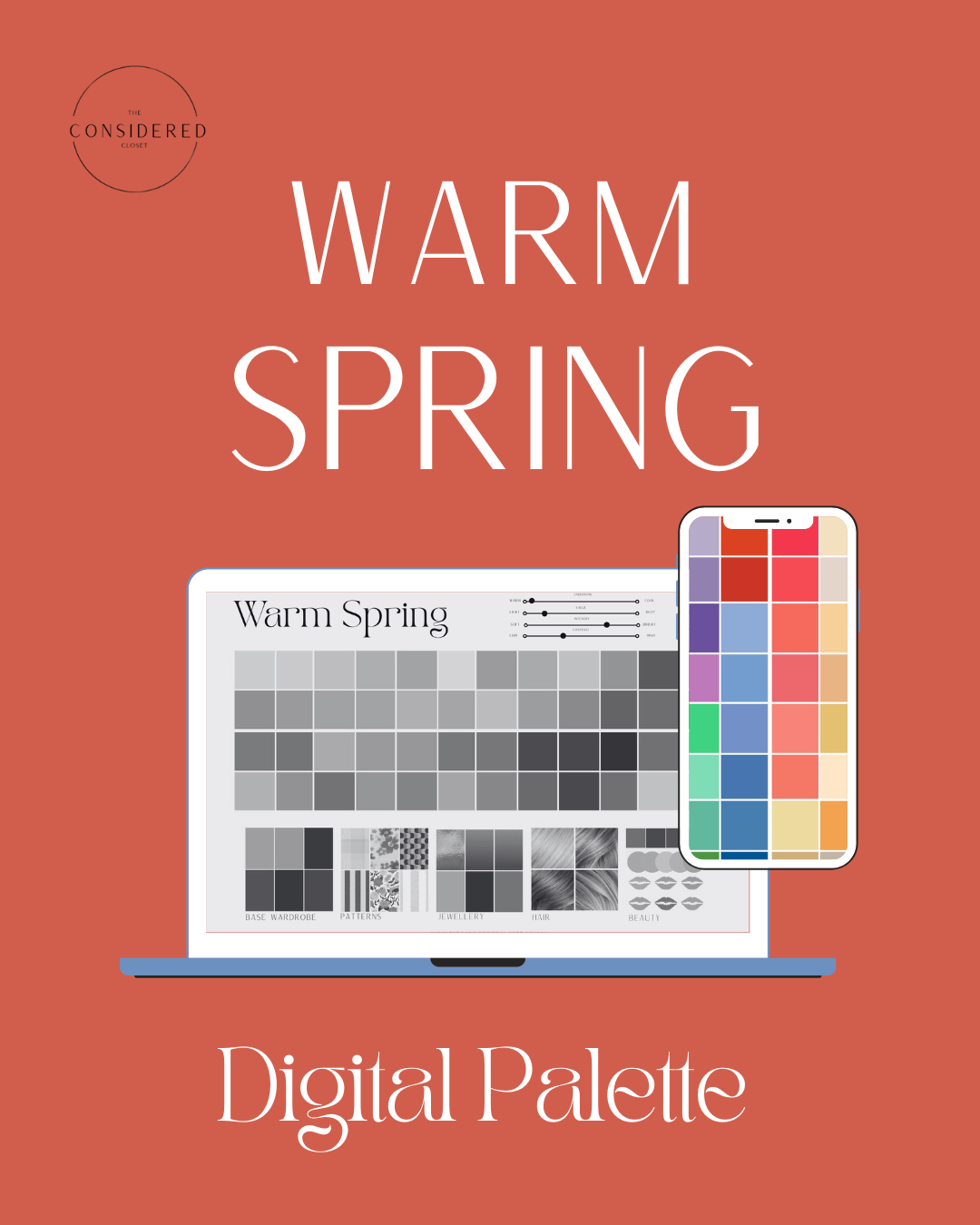 Warm Spring Digital Colour Palette