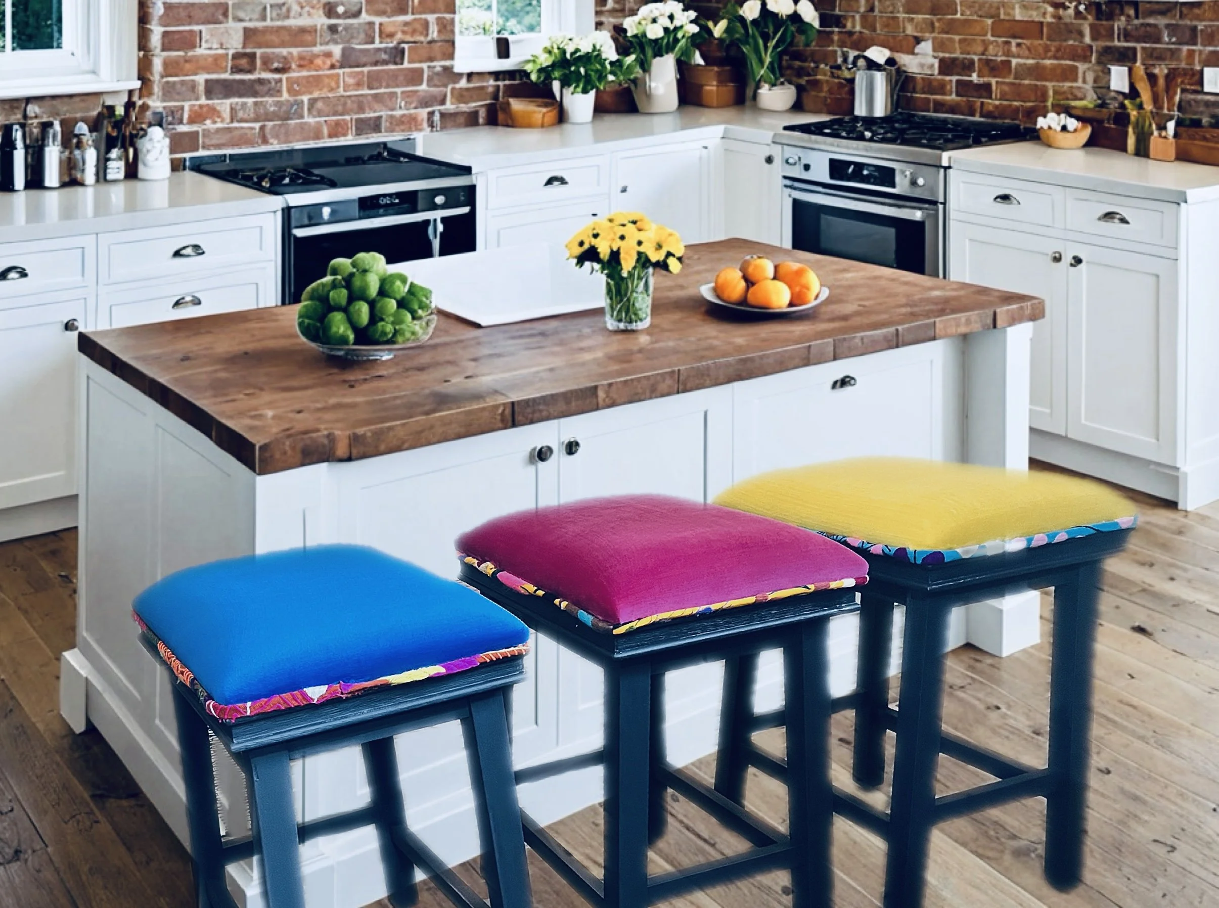 Twist on Mexican textile chairs