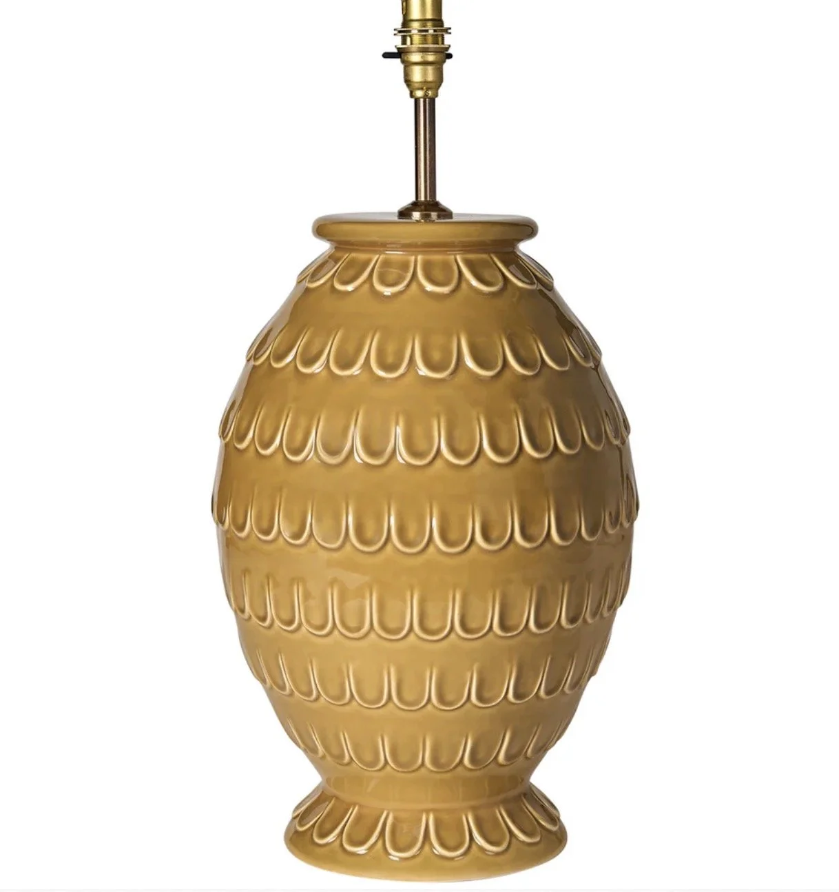 Mustard Tamera Ceramic Lamp Base