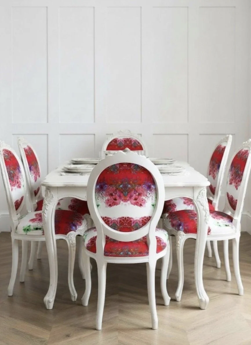 Custom Upholstered Dining Chairs | Handcrafted by Kelly Kate