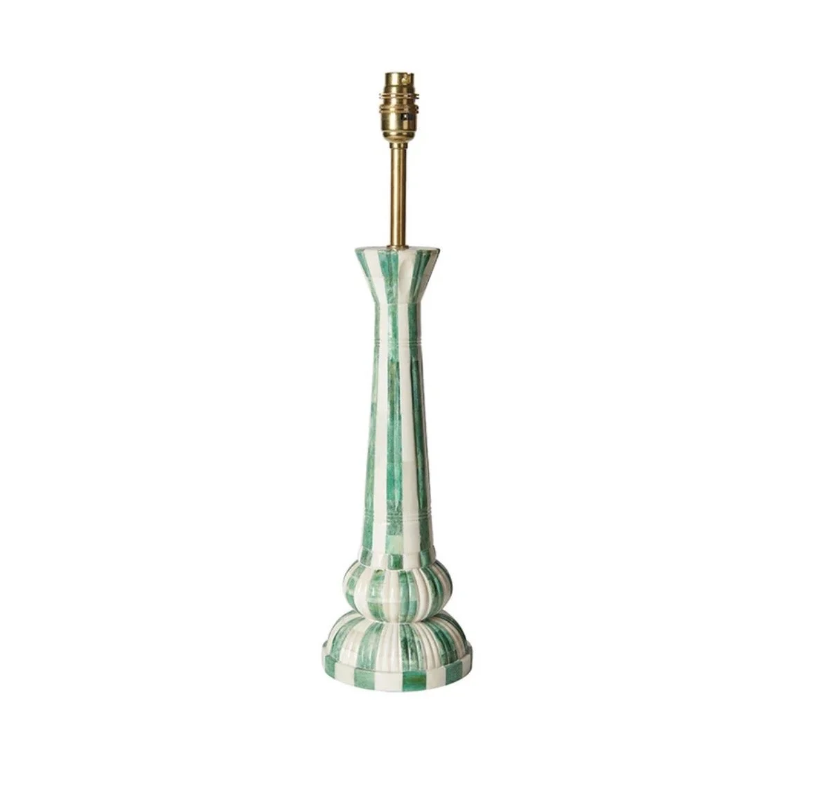 Green Shree Baba Lamp Base