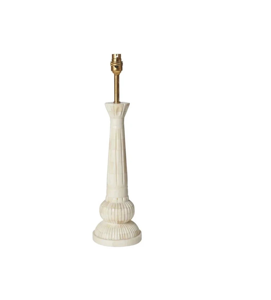 White Shree Baba Lamp Base