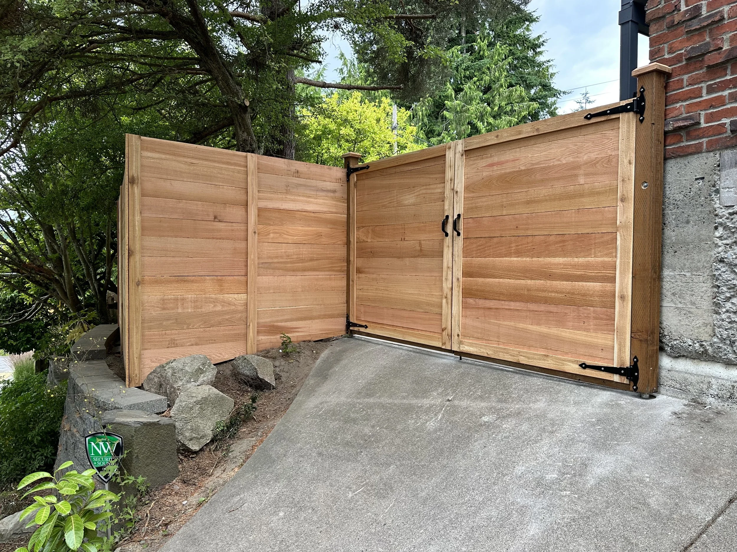 Horizontal Privacy Fence