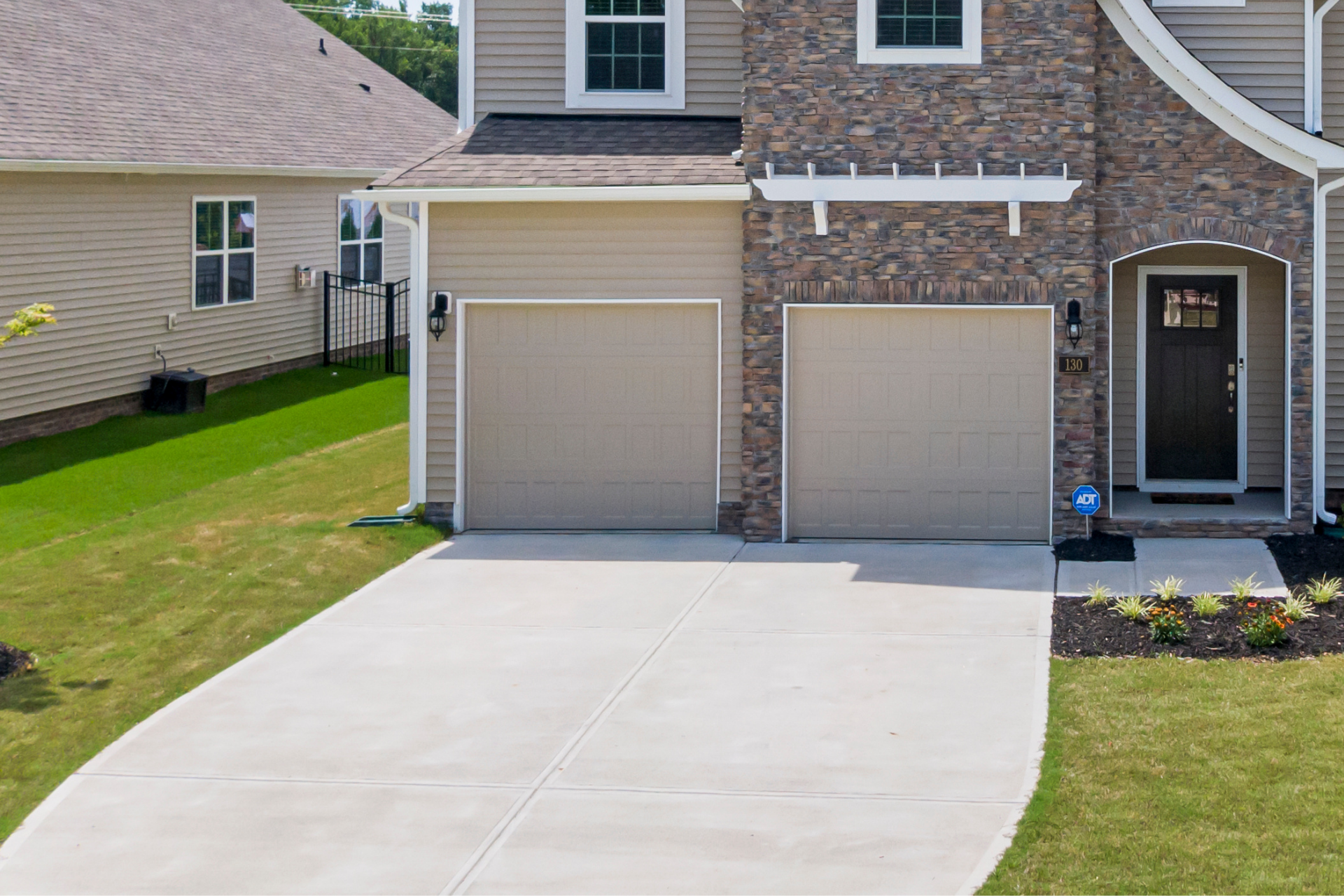 Driveway and walkway of a home
