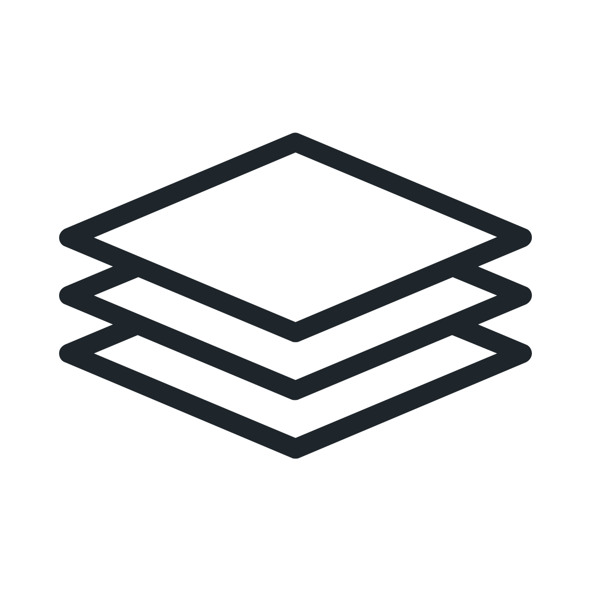 Vertical layers icon