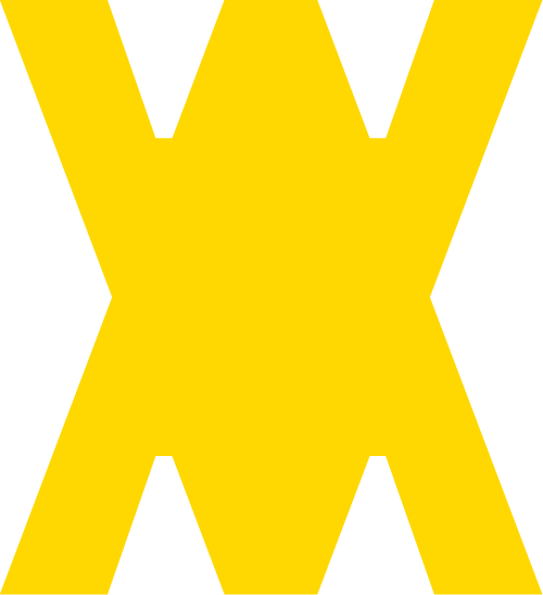 Close-up of a yellow Marvel Comics logo against a black background.