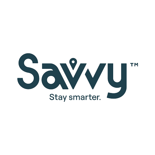 Savvy logo with the slogan "Stay smarter."