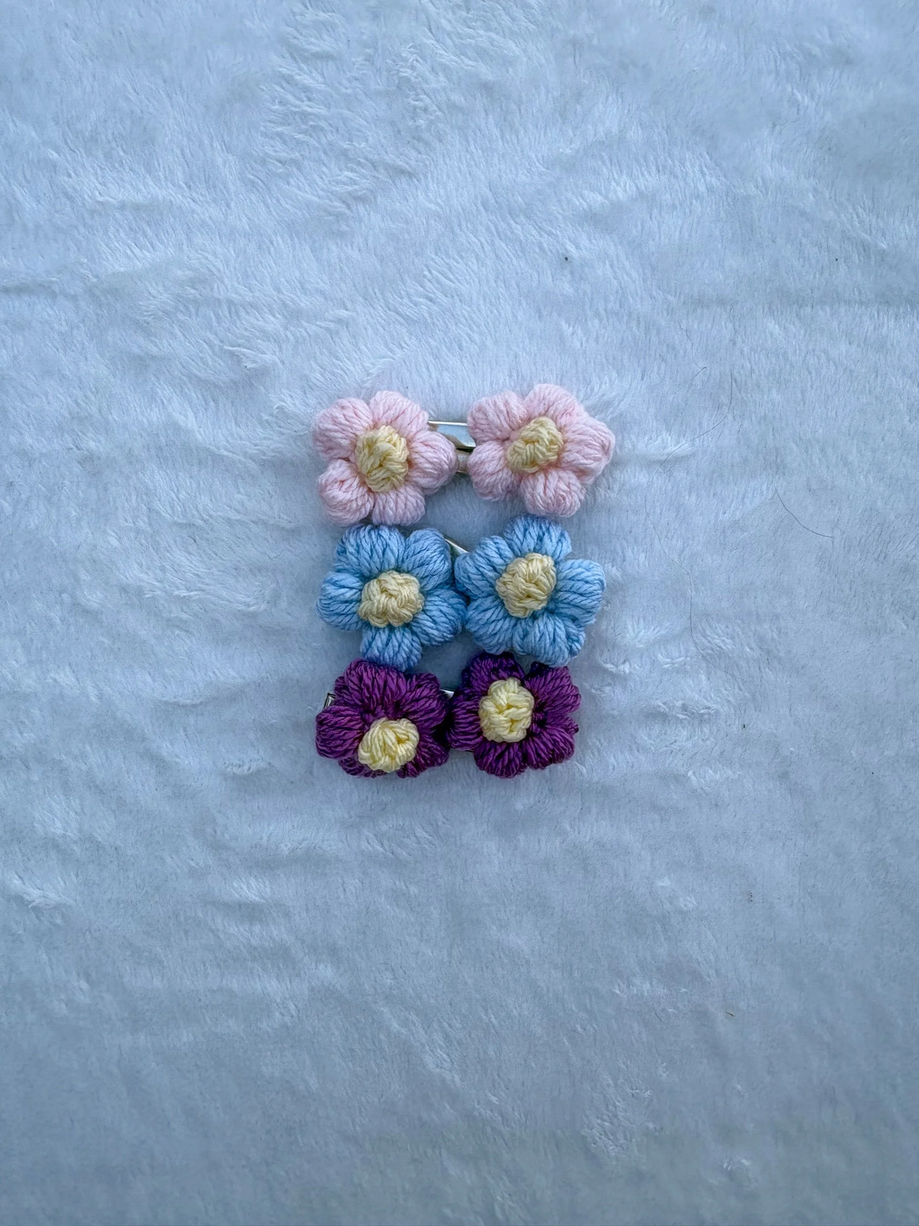 RTS Flower Hair Clips - Piggies