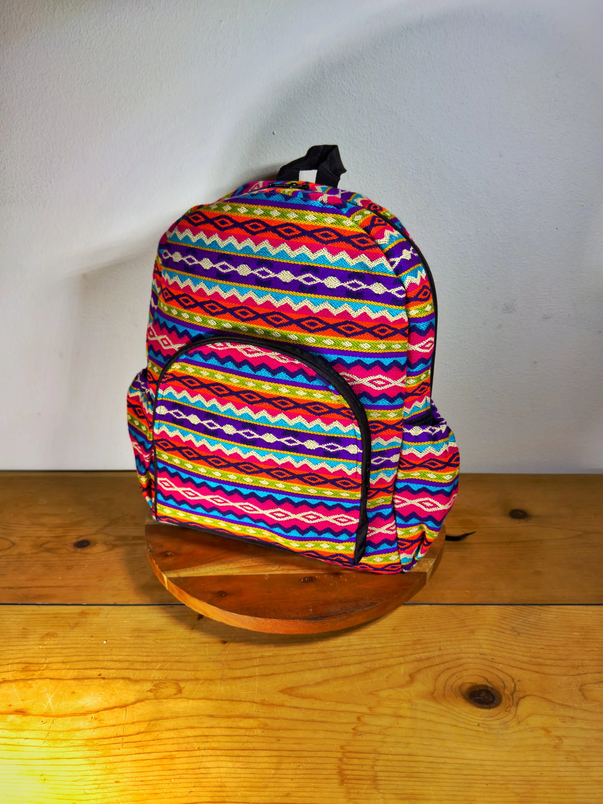 Textile Backpack - Multicolor