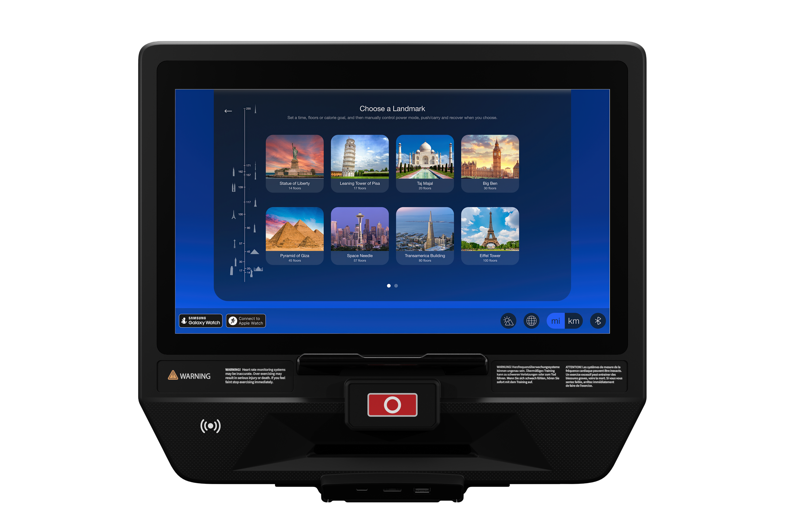 16in Touch Console StairMaster Landmark Challenge 700-0554 Product Image Front.png