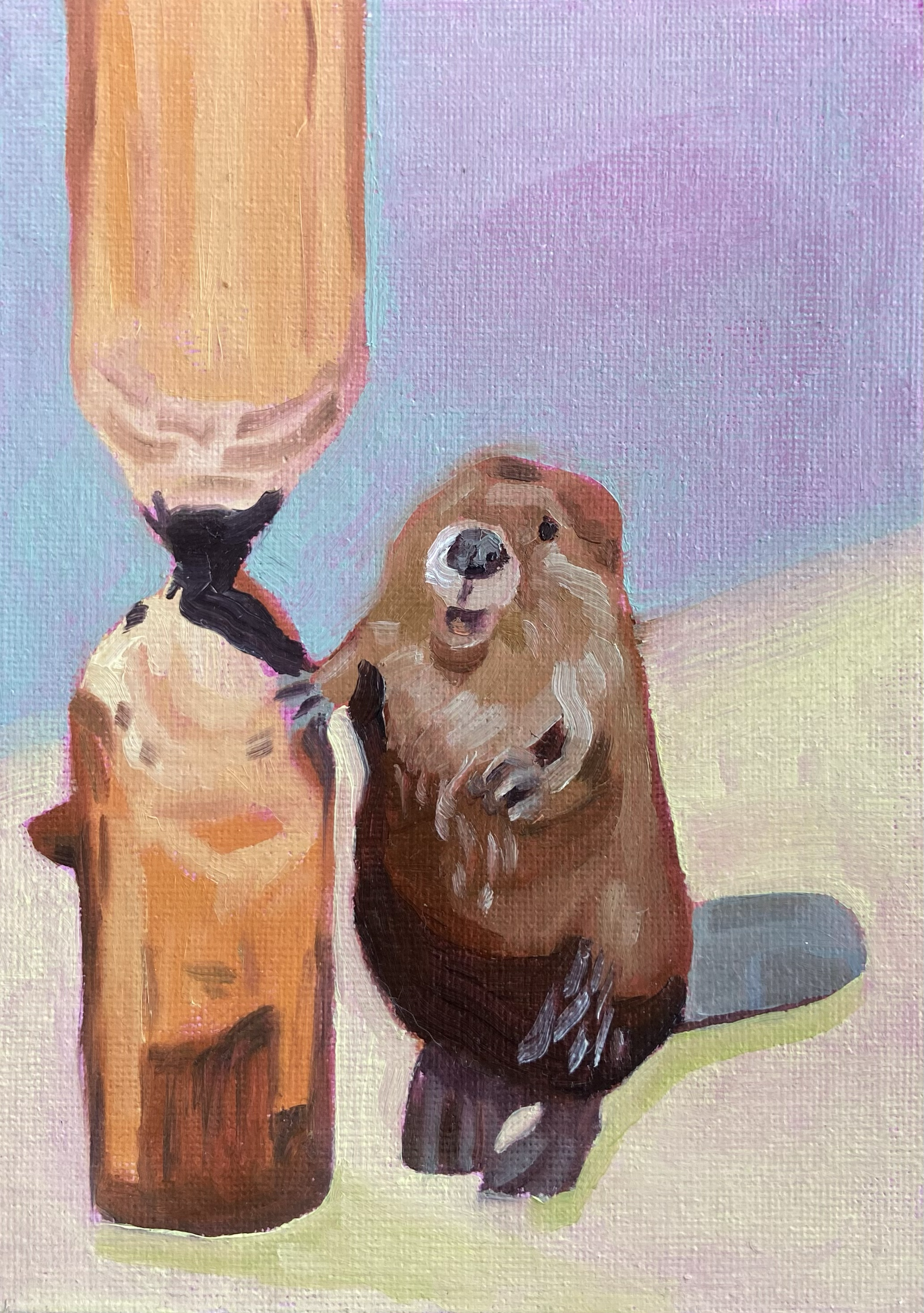 Beaver Original Painting