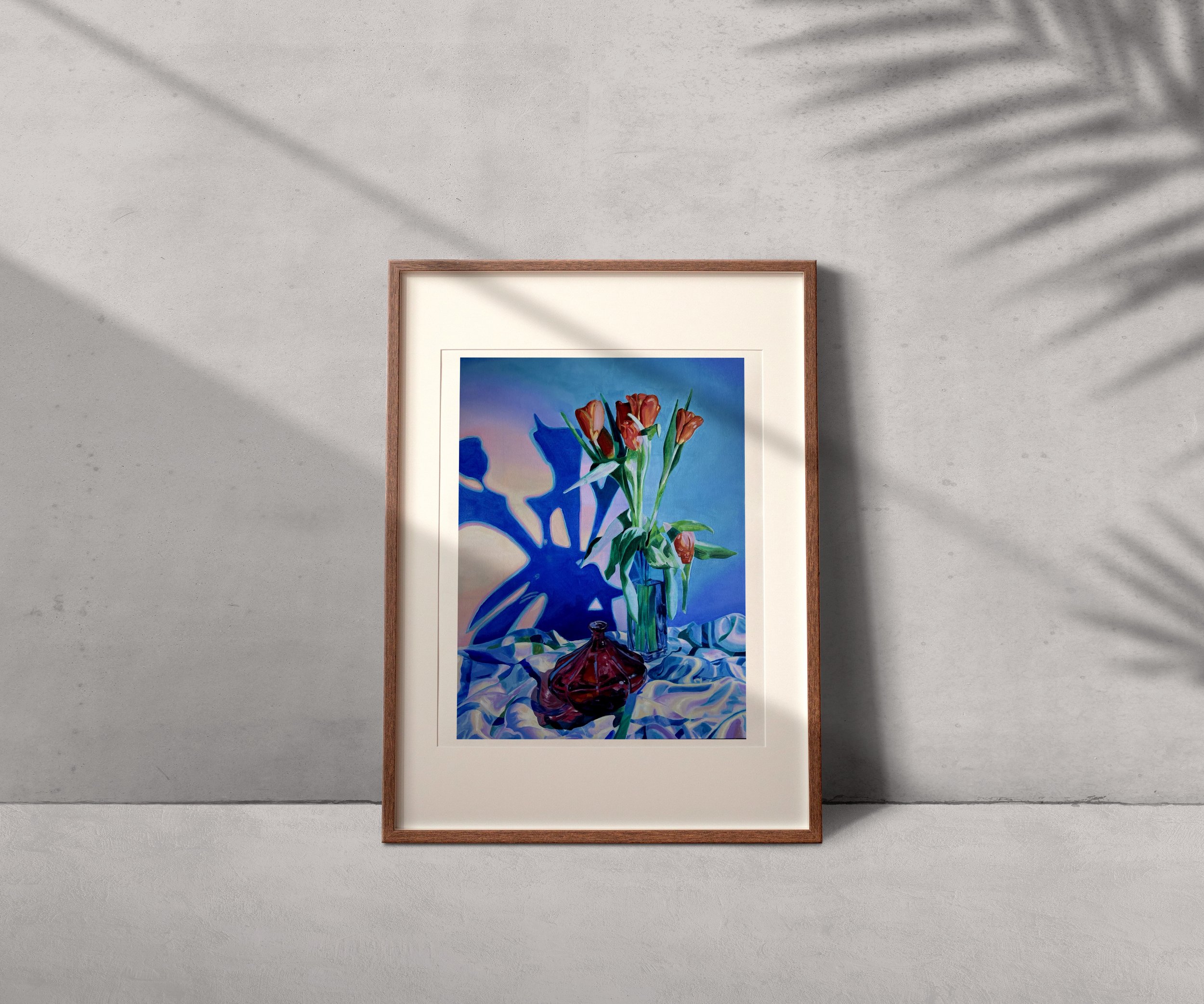 Flowers Shadow Print