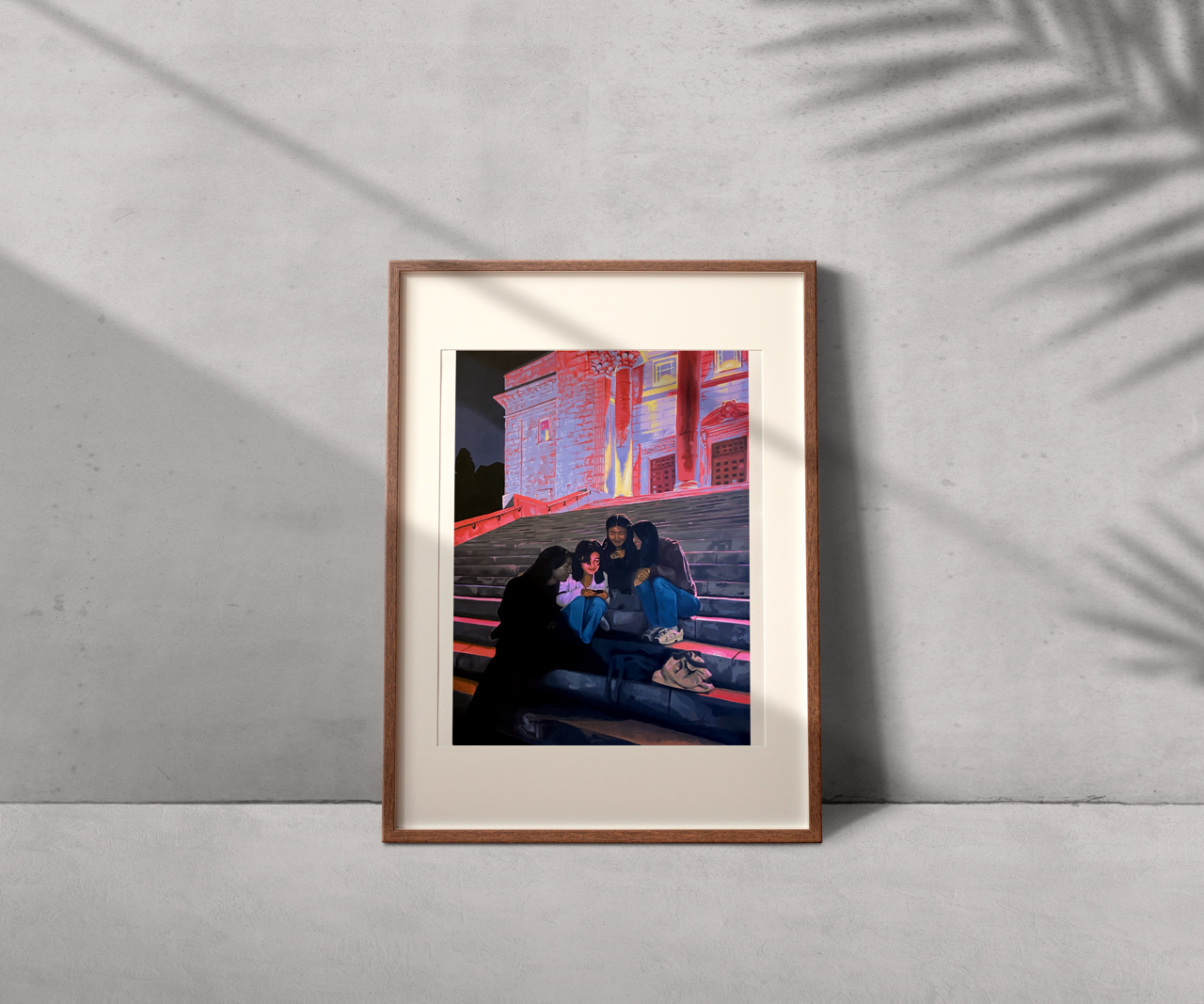 Pink Moonlight Print