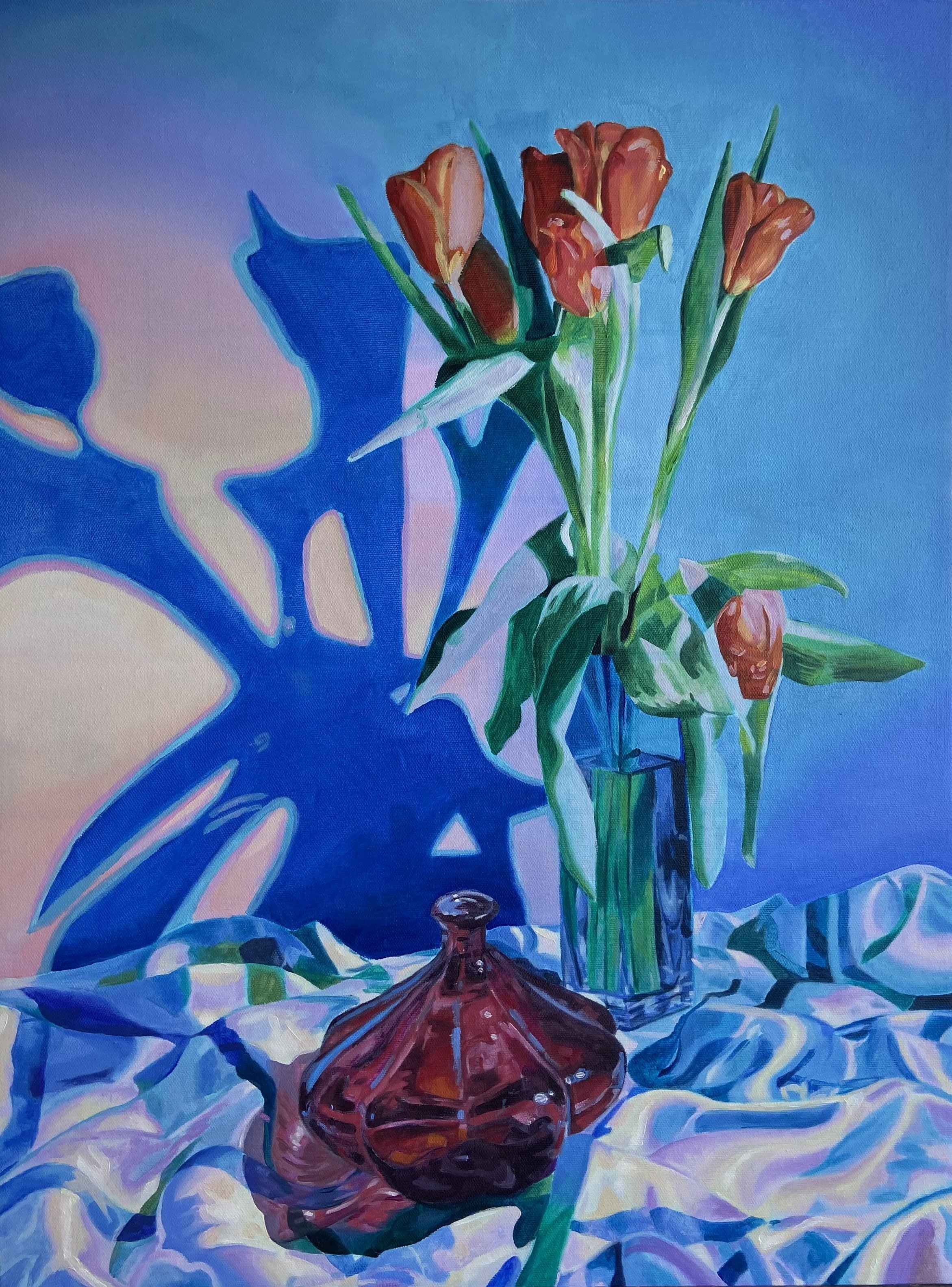 Flowers Shadow by Alex Bray