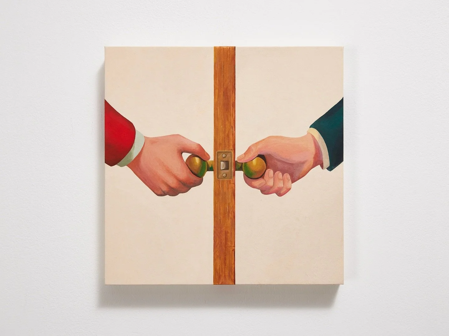 Insistance Ⅰ
2025
gouache on Korean paper
27.3 &times; 27.3 cm

insistance [ɛ̃sistɑ̃ːs]
1. 주장, 역설, 고집
2. (규칙적인) 반복, 되풀이