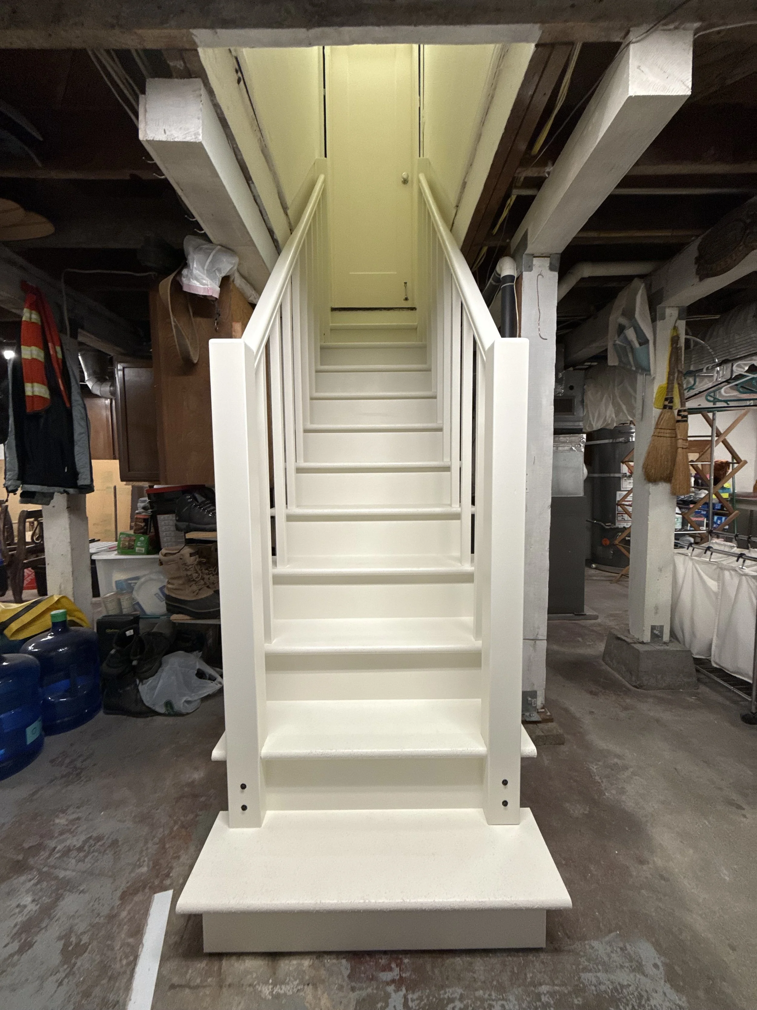 Basement Stairs Finish Photo