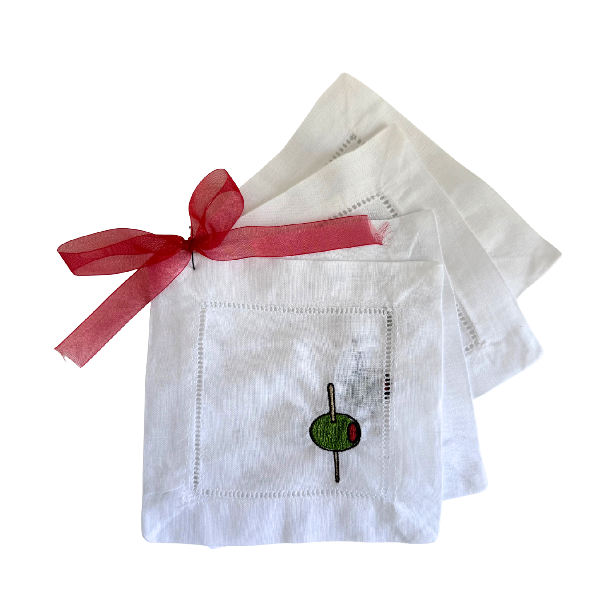 Olive Cocktail Napkins