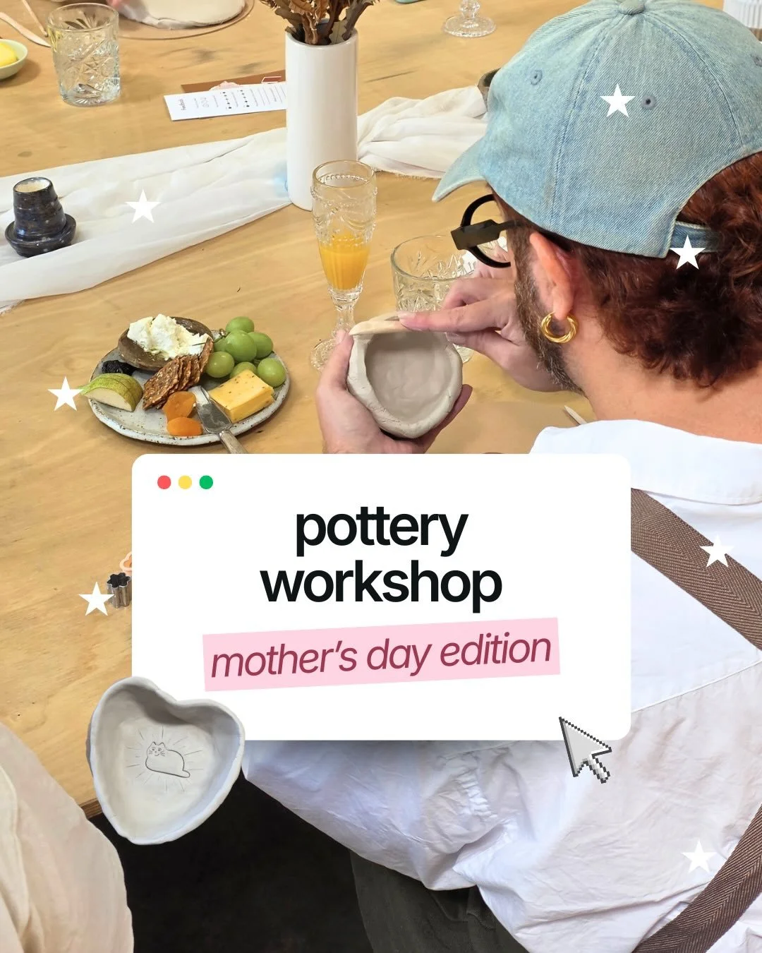 Mother&rsquo;s Day is this Sunday! 🌷

Spend some time making with mum in this 2.5 hour workshop you will be able to create whatever you like with guidance!

⭐️ Sunday 10 May (this Sunday!)
⭐️ 9:30am - 12:00pm
⭐️ North Perth Lesser Hall
⭐️ All materi