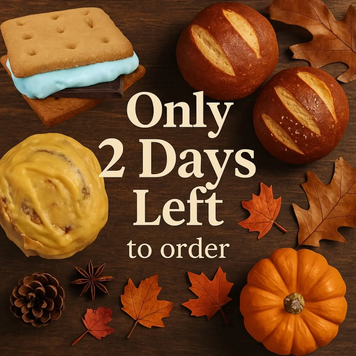 Get your orders in today!