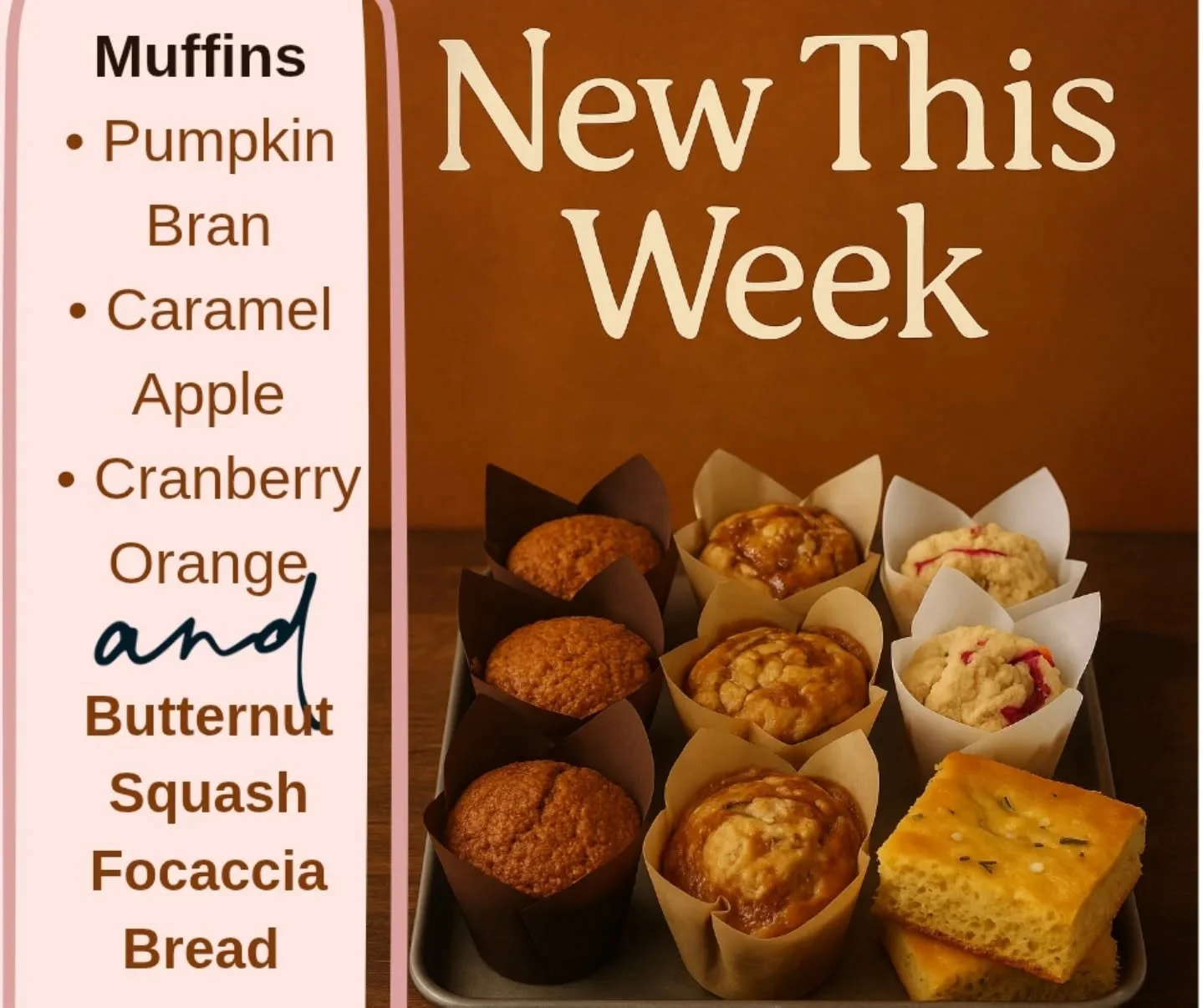 This week's menu! So cozy with all the fall flavors. Give it a try this weekend. Reminder to order by Friday, 9 am at the link below. ⬇️⬇️⬇️⬇️⬇️⬇️⬇️ https://www.munchkinscozykitchen.com/