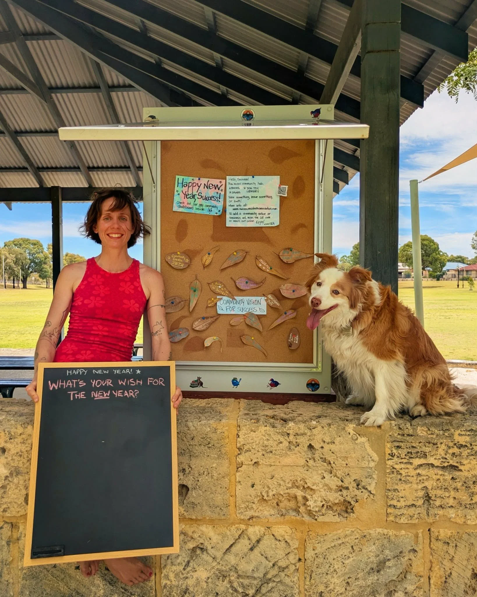 Happy New Year, Success!🌞⌛⭐
🤲🤔✏Here are two new community chalkbaords to spark conversations and spark thought in Success. 
💛🐕🐾I'd love if you'd add your voice, and Pebbles has even kicked things off for us! 
More info at:
https://www.successre