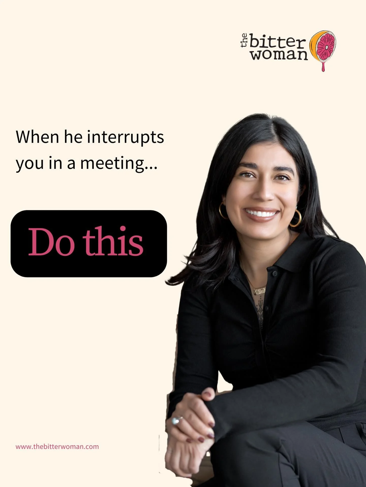 Let&rsquo;s talk about it.

When he interrupts you in a meeting&hellip; it&rsquo;s not just about the moment.

It&rsquo;s years of conditioning colliding with power dynamics.

You were taught: Don&rsquo;t interrupt. Don&rsquo;t be disrespectful. Don&