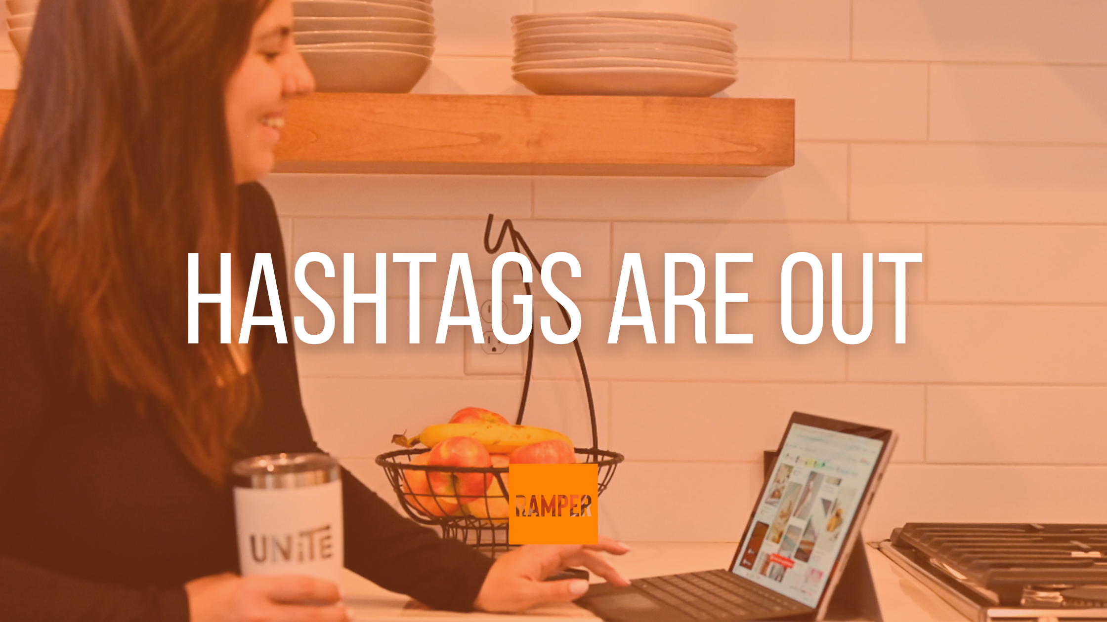 Hashtags are out, SEo words are in