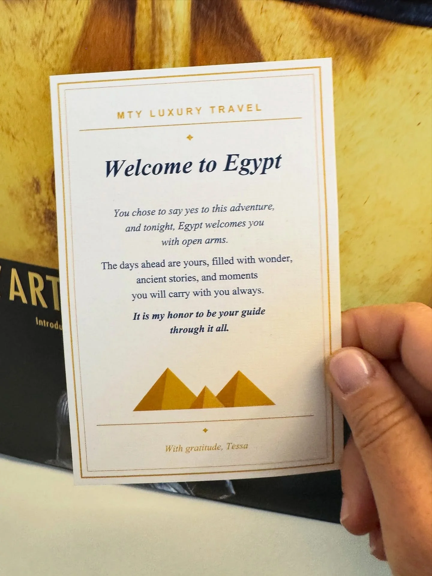 The details matter as much as the destination. Welcome dinner at Cairo&rsquo;s iconic Immobilia Building. 

#cairo #egypt #conciergetravel #luxurytravel