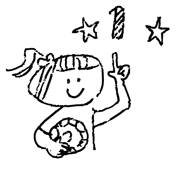 黒い背景に白い文字で「You are here」のサイン。