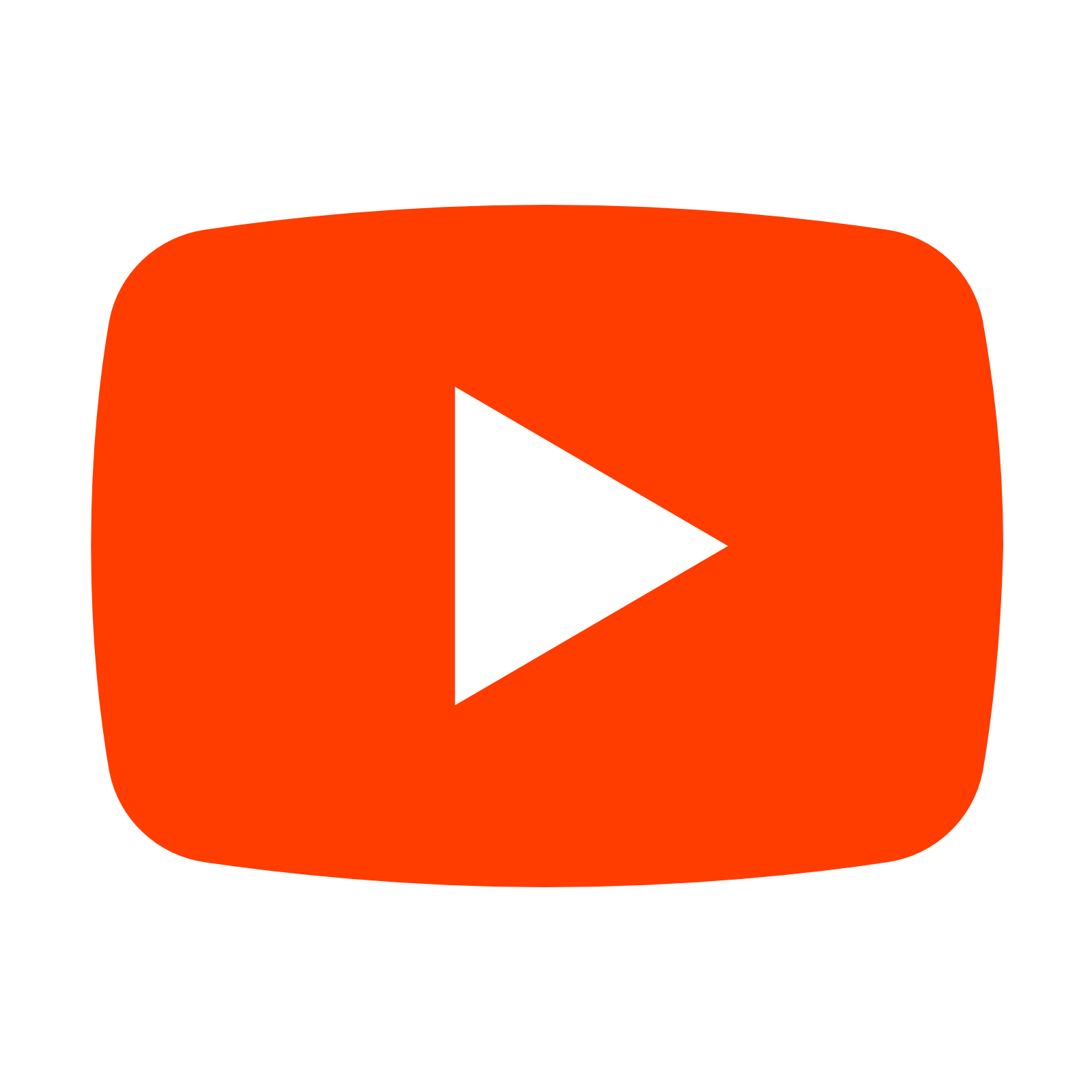 YouTubeの再生ボタンのアイコン