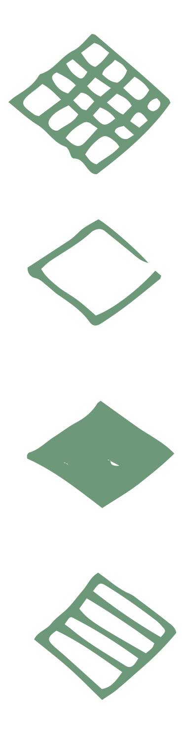 14行のアイコンの順序：最初は電子キーボードか計算機のようなもの、次にスマートフォン、次にコントロールパネルまたはタッチパネル、最後にマイクロチップかカードのようなもの。