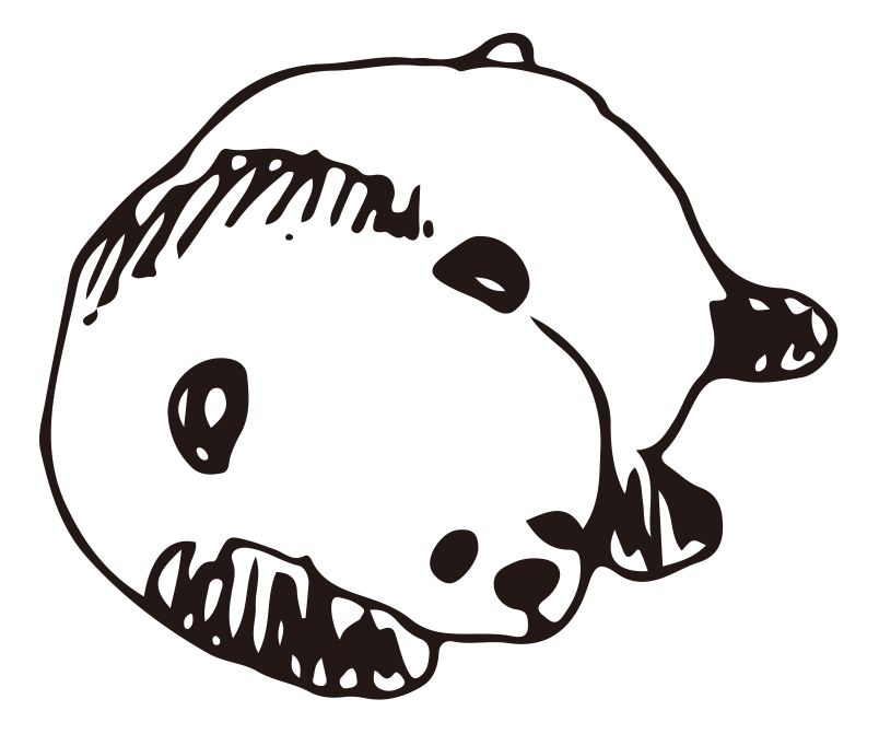 ハリネズミのイラスト