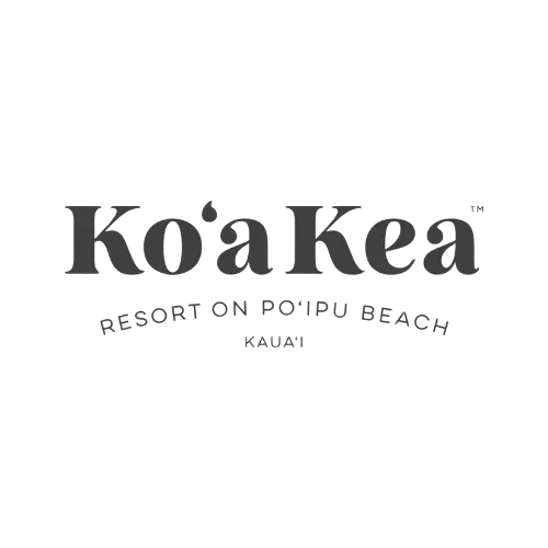 Ko'a Kea Resort on Poipu Beach, Kauai logo.